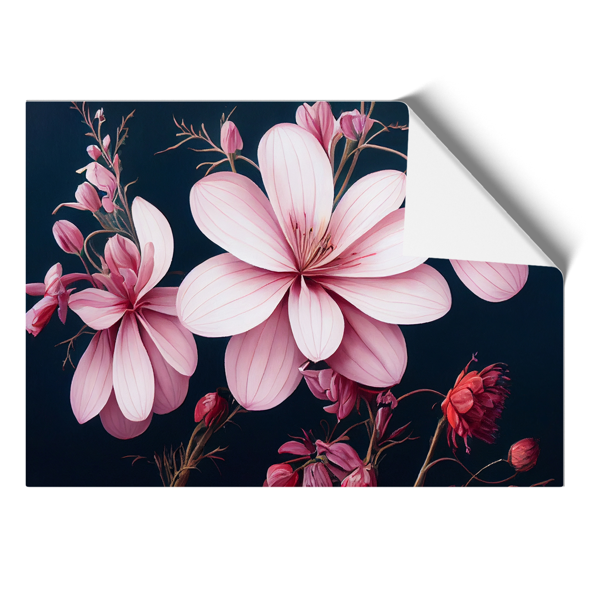 Inspiring Flowers Framed Canvas Wall Art Print Poster Picture, Home Decor - Picture 8 of 8