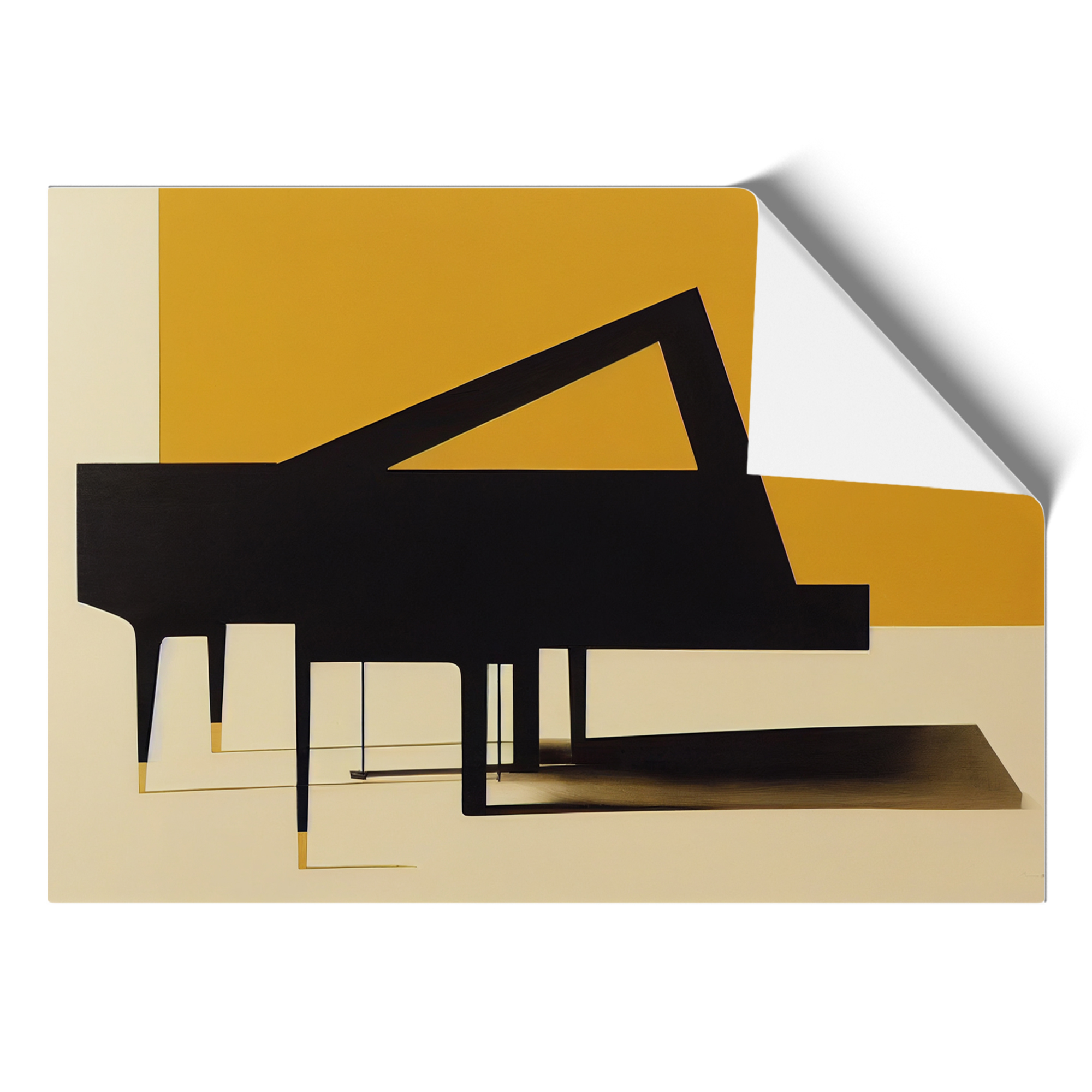 Modern Piano Abstract Wall Art Print Framed Canvas Picture Poster Decor - Picture 8 of 8
