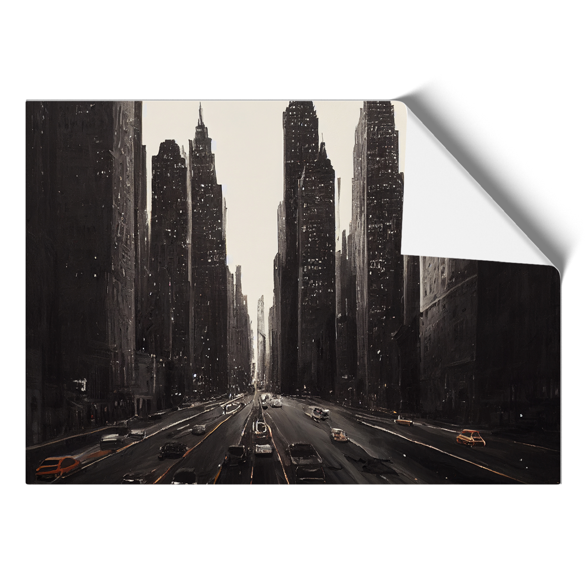 Vintage New York Skyline Vol.3 Wall Art Print Framed Canvas Picture Poster Decor-image