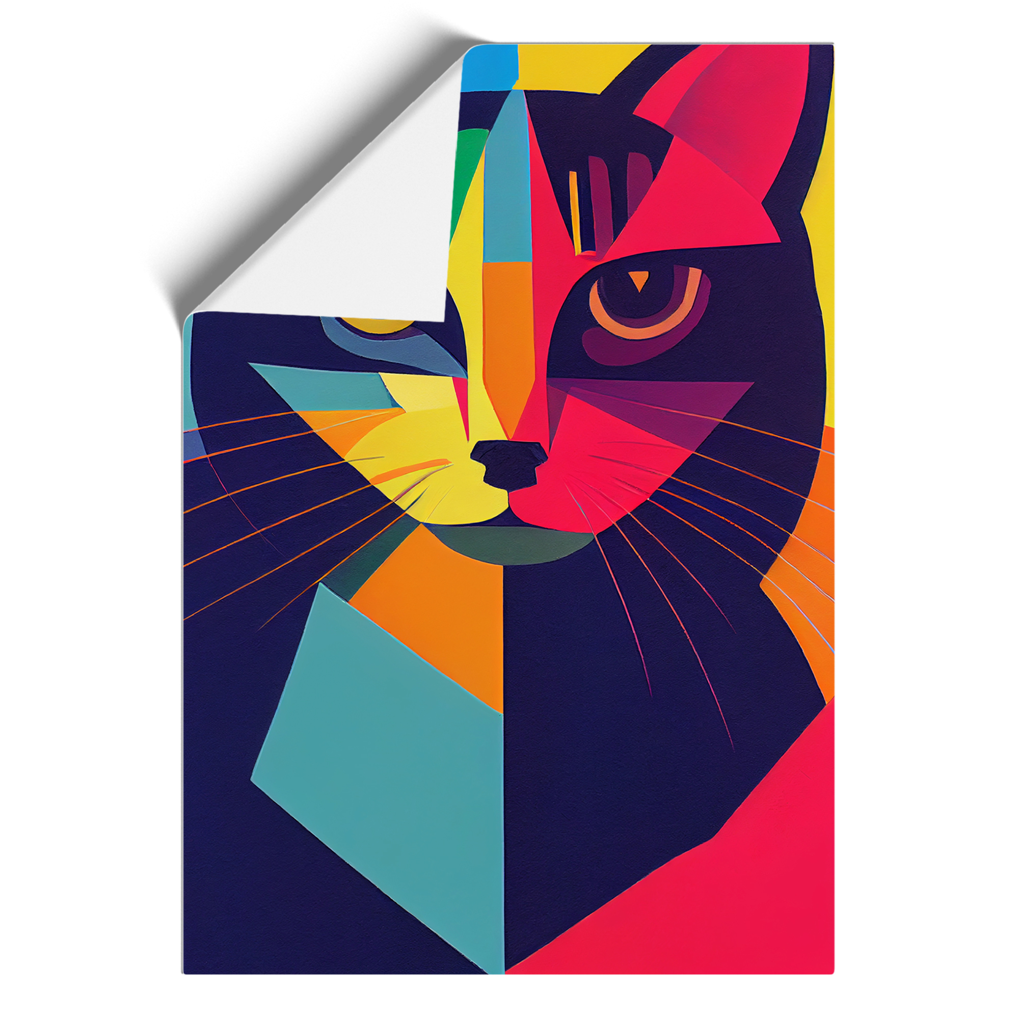 Abstract Cat Vol.2 Framed Canvas Wall Art Print Poster Picture, Home Decor - Picture 8 of 8