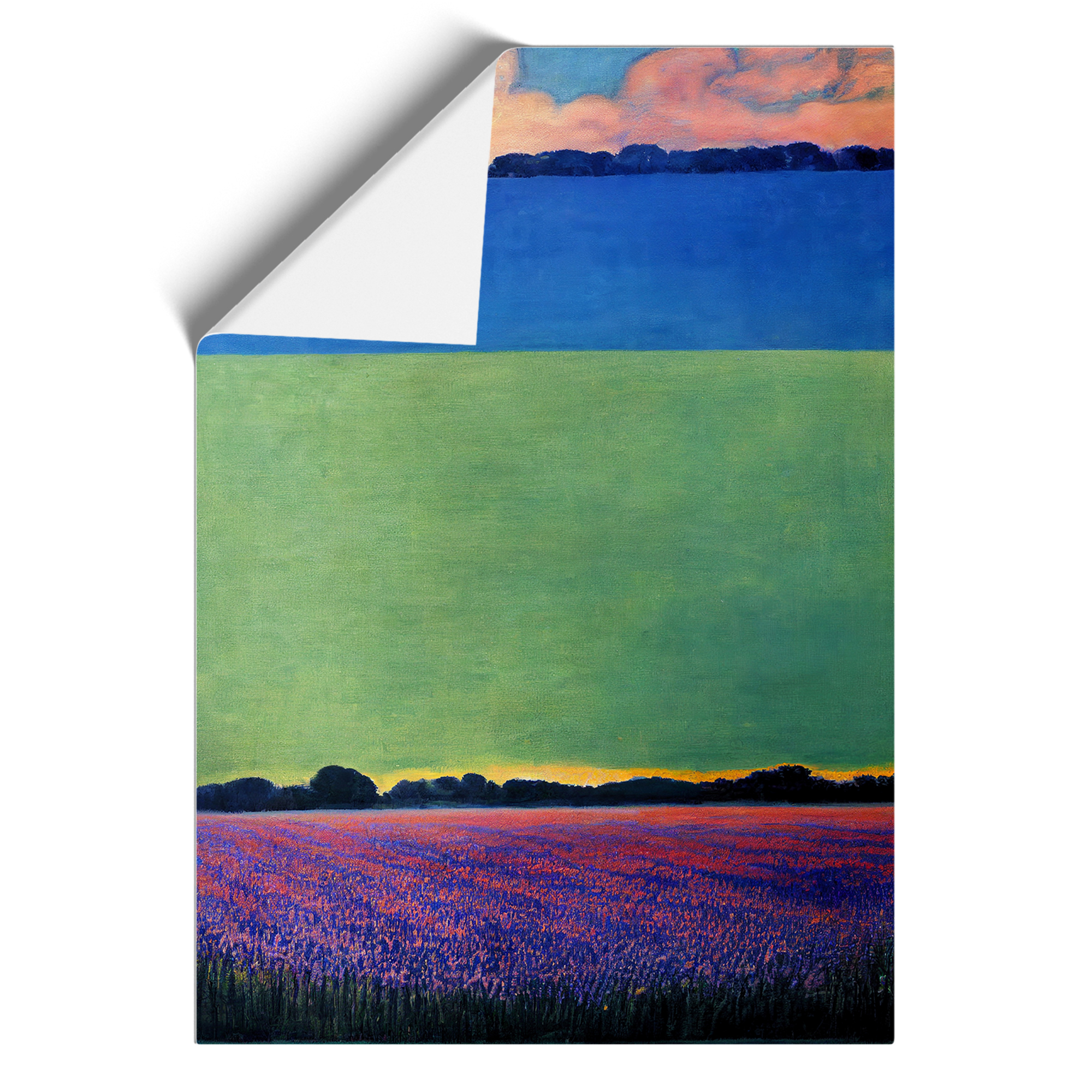 Bluebell Field Vol.2 Framed Canvas Wall Art Print Poster Picture, Home Decor - Foto 8 di 8