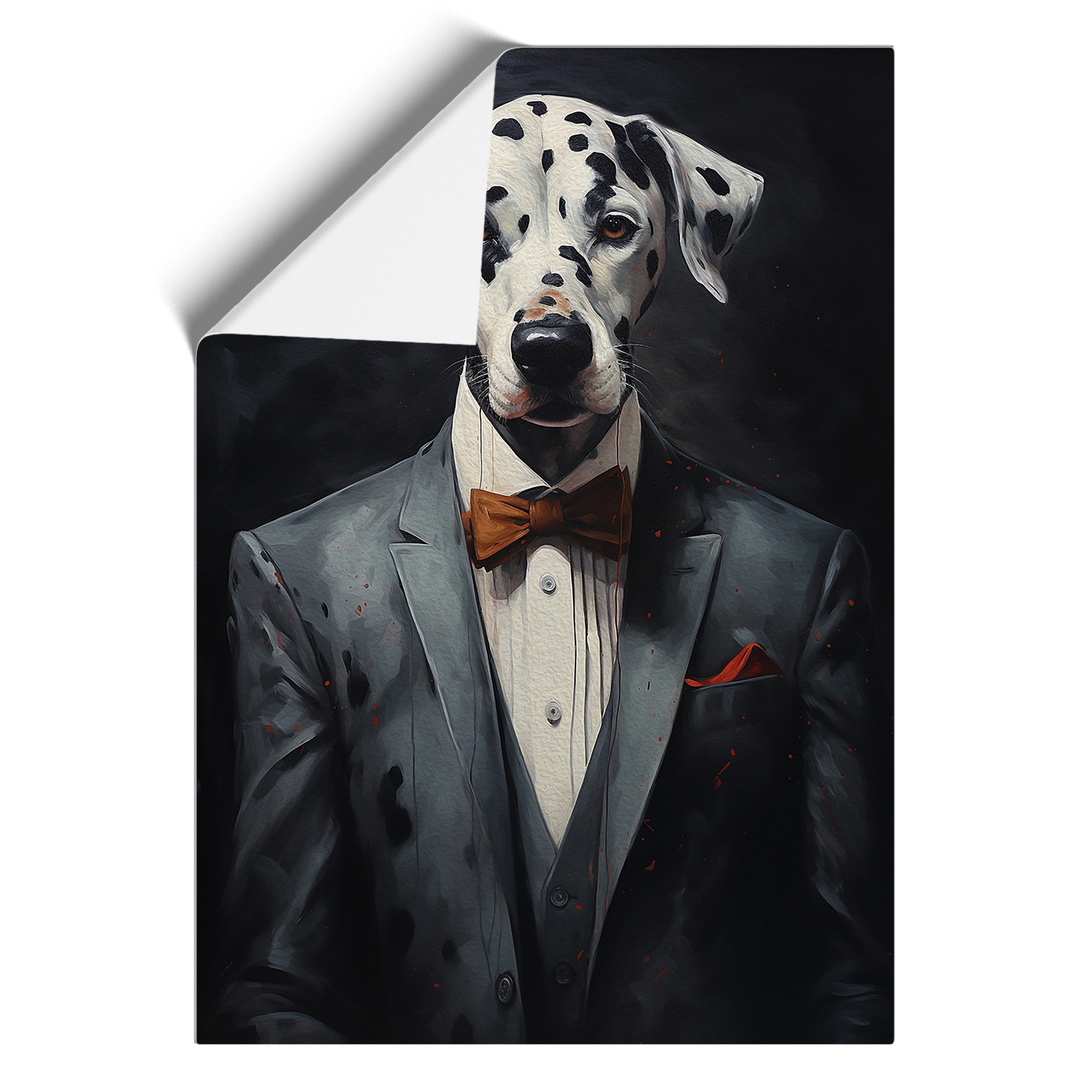 Dalmation in a Suit No.5 Lienzo Enmarcado Arte de Pared Impresión Póster Cuadro, Decoración del Hogar - Imagen 8 de 8