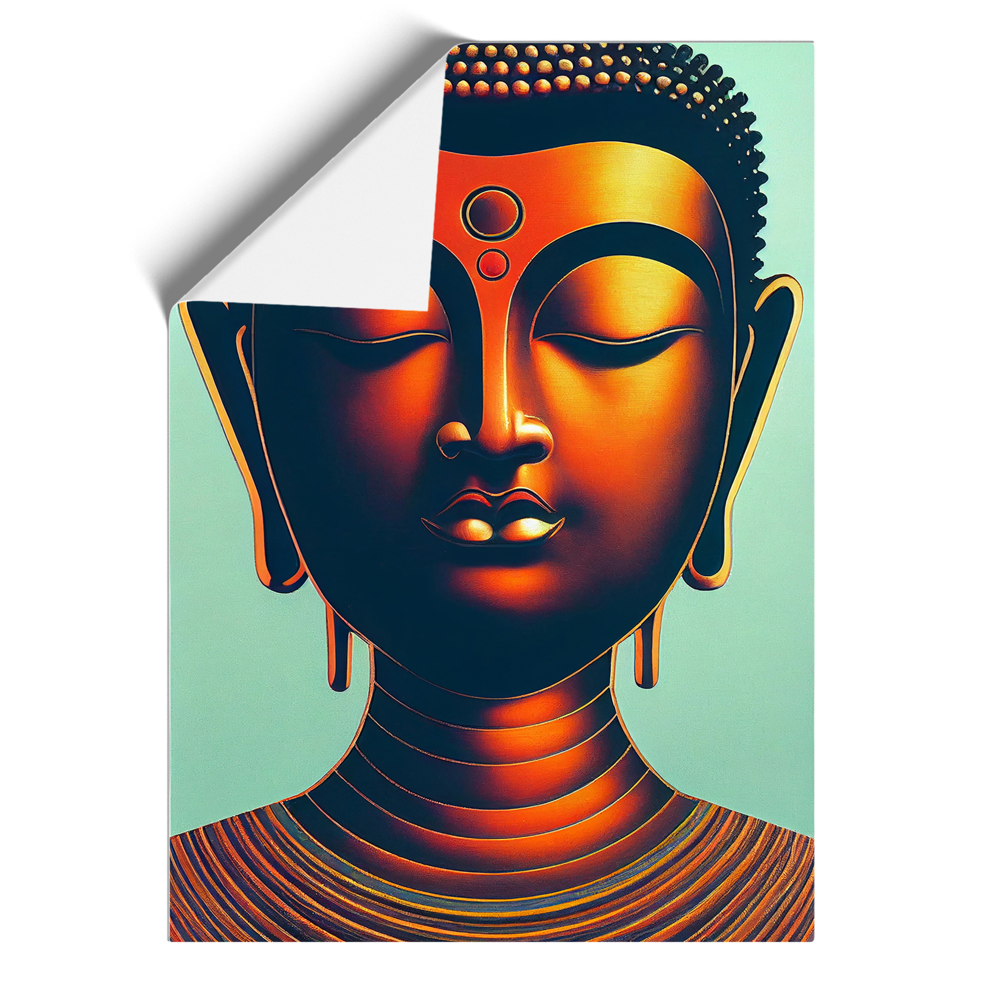 Enigmatic Buddha Wall Art Print Framed Canvas Picture Poster Decor Living Room - Picture 8 of 8
