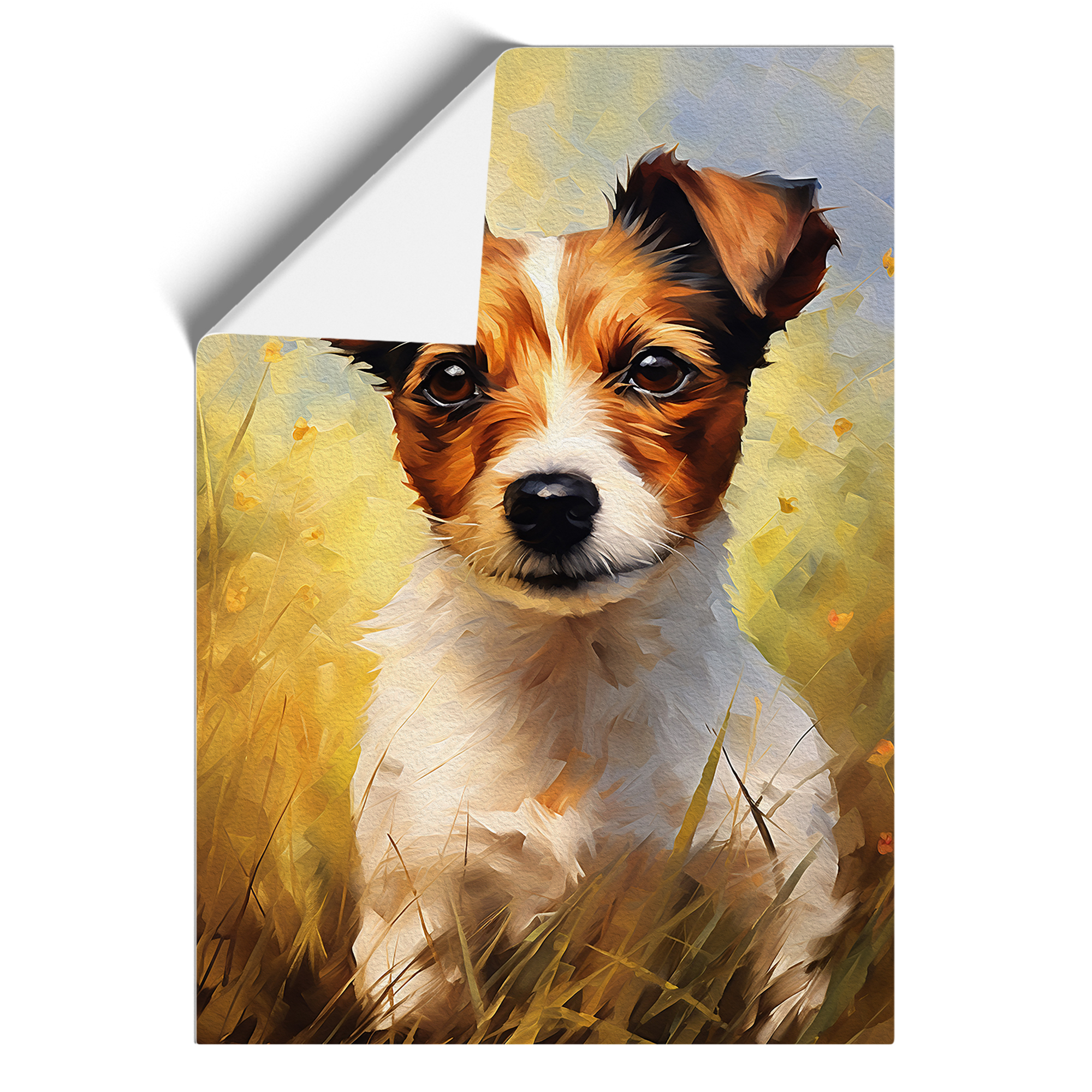 Jack Russell Impressionism Framed Canvas Wall Art Print Poster Picture - Picture 8 of 8