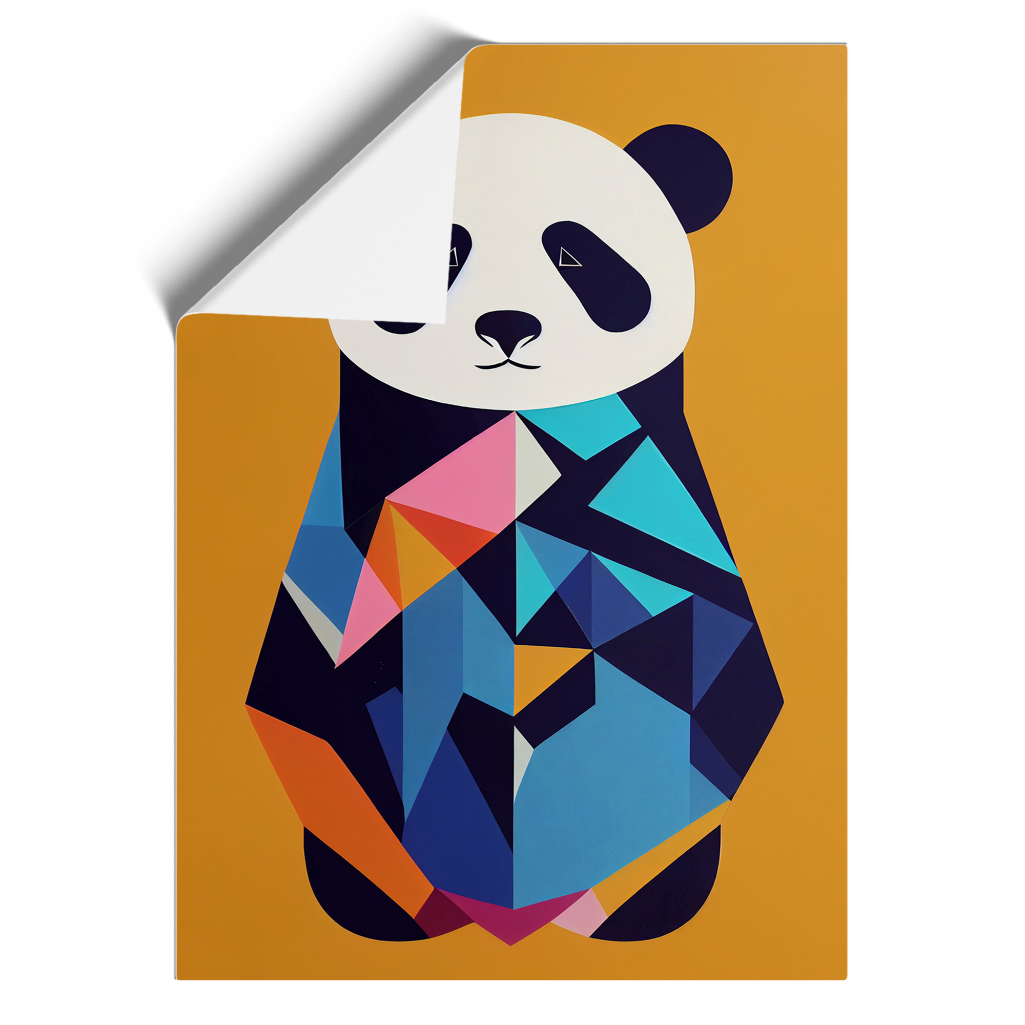 Panda Bear Abstract Framed Canvas Wall Art Print Poster Picture, Home Decor - Picture 8 of 8
