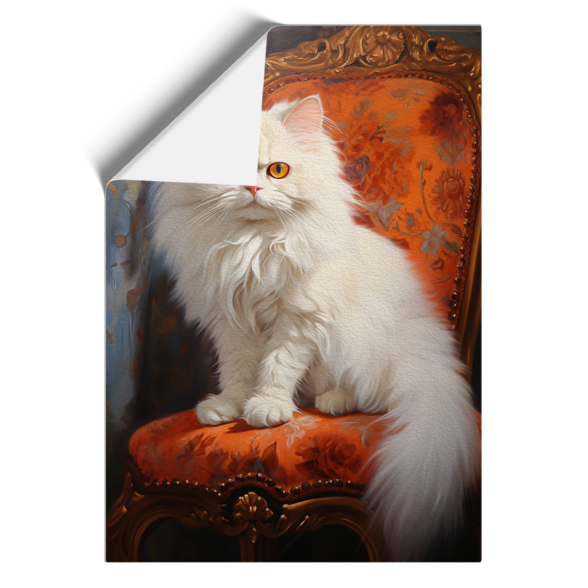 Persian Cat Hard Edge Framed Canvas Wall Art Print Poster Picture, Home Decor - Picture 8 of 8