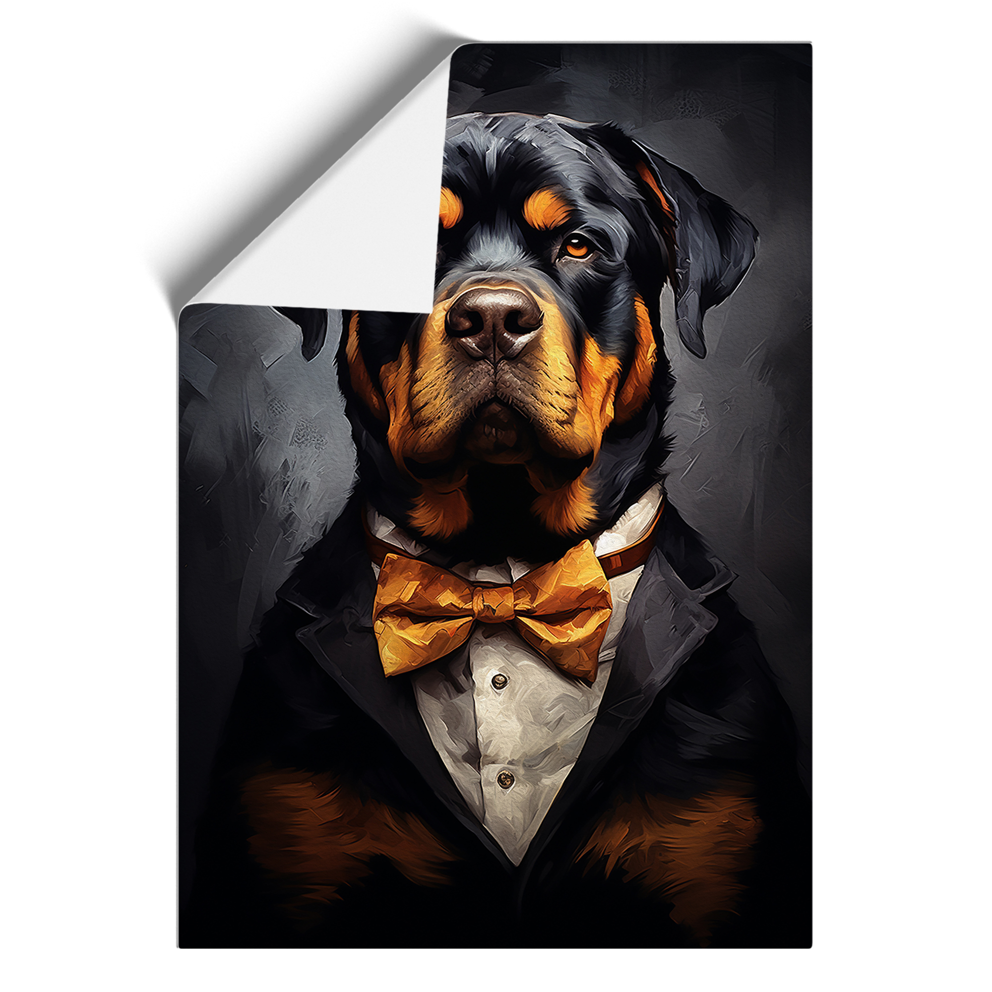 Rottweiler Informel Framed Canvas Wall Art Print Poster Picture, Home Decor - Picture 8 of 8