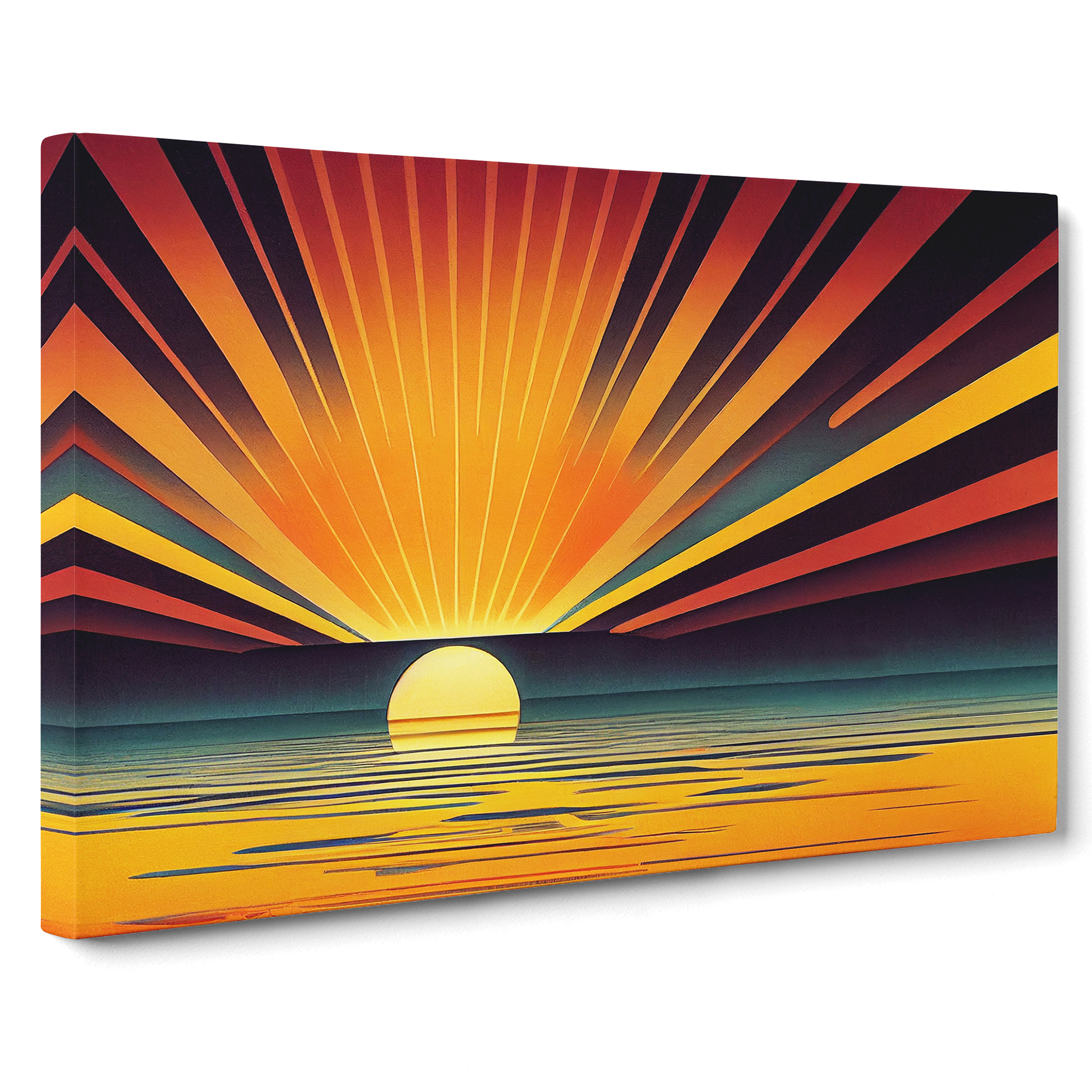 Art-Deco-Sunrise-Abstract-