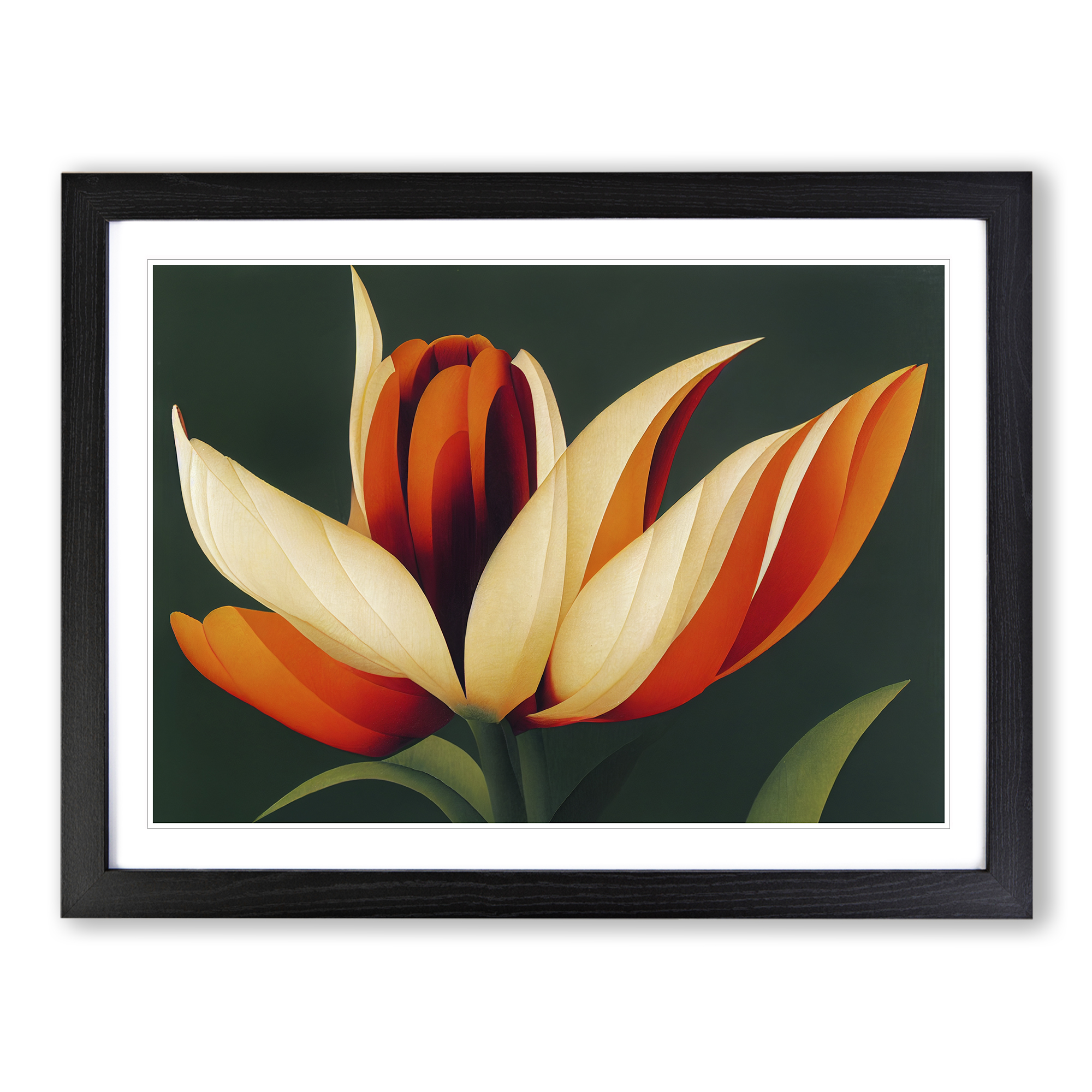 Bright Flower Wall Art Print Framed Canvas Picture Poster Decor Living Room