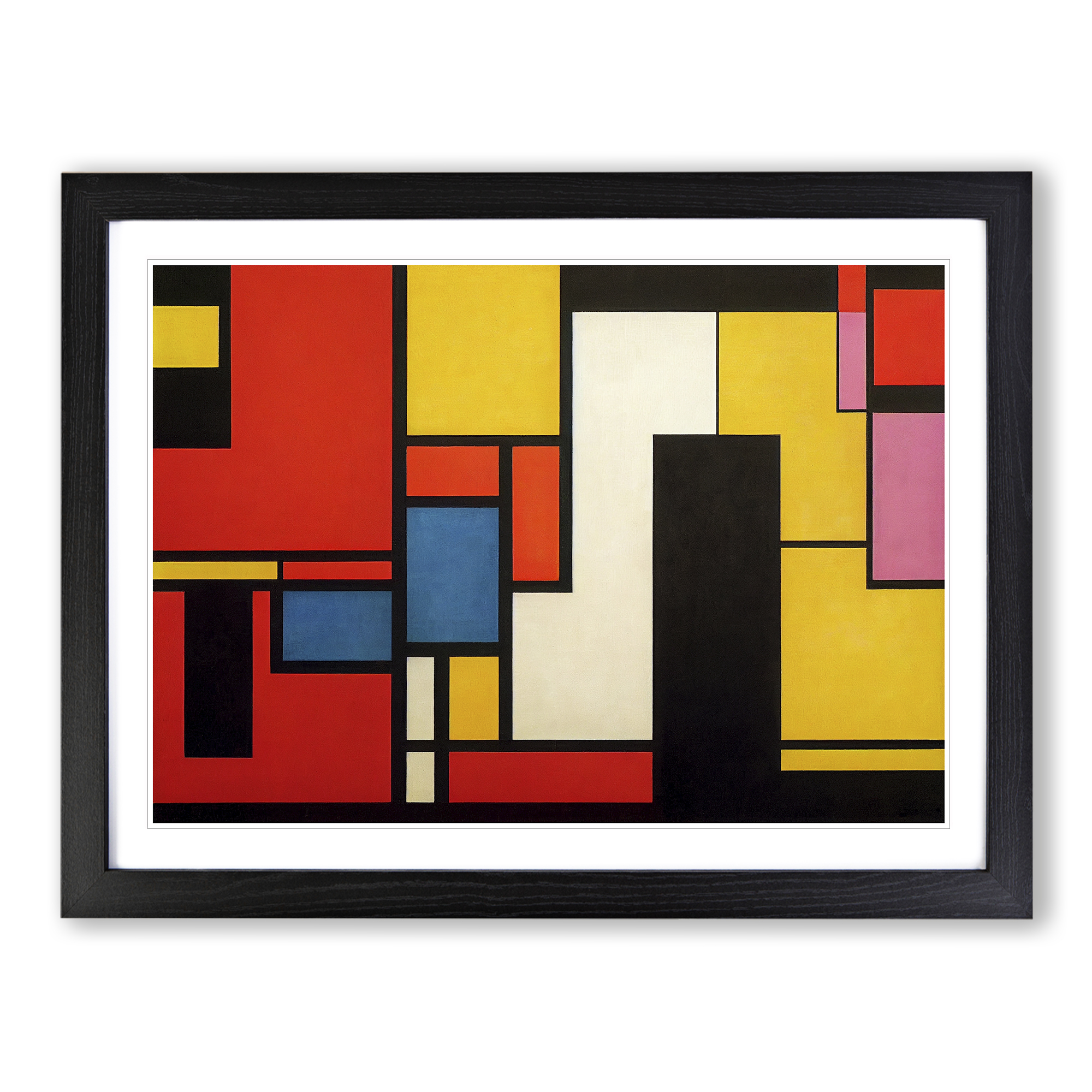 Cubism Art Abstract Framed Canvas Wall Art Print Poster