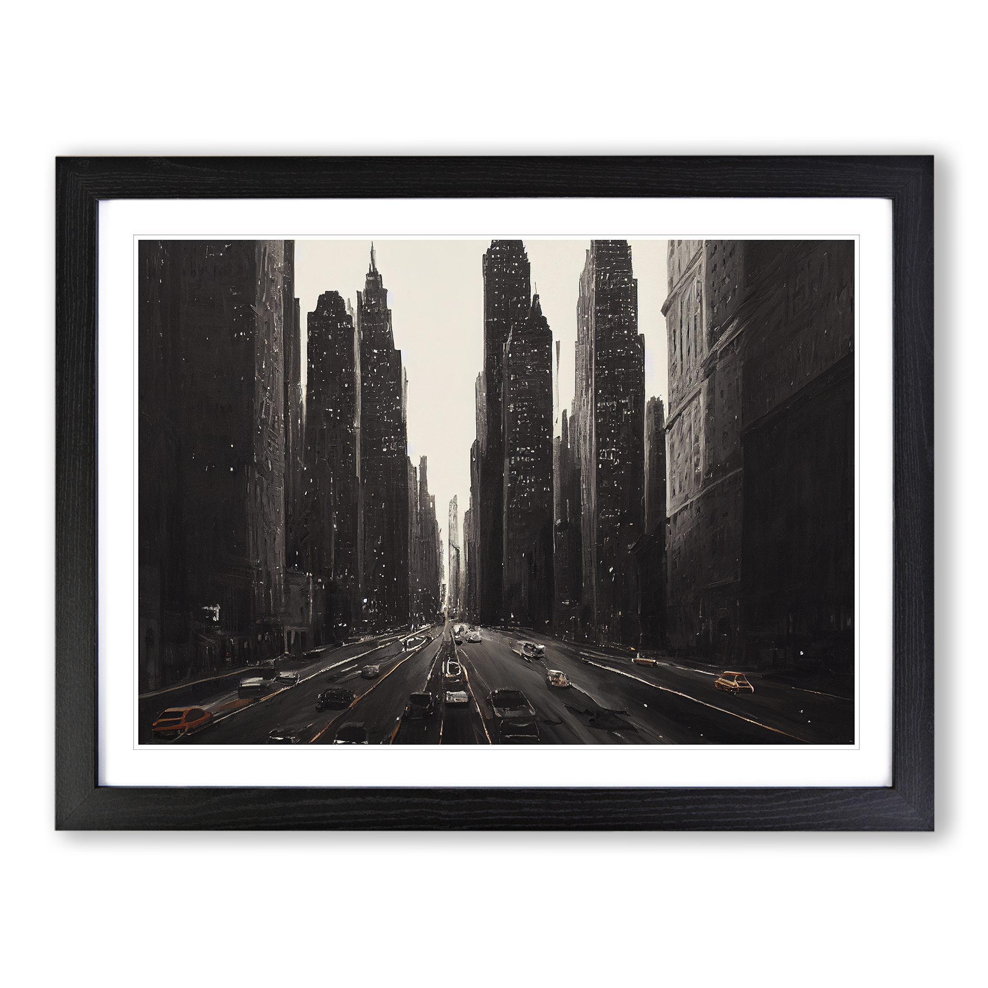 Vintage New York Skyline Vol.3 Wall Art Print Framed Canvas Picture Poster Decor-image