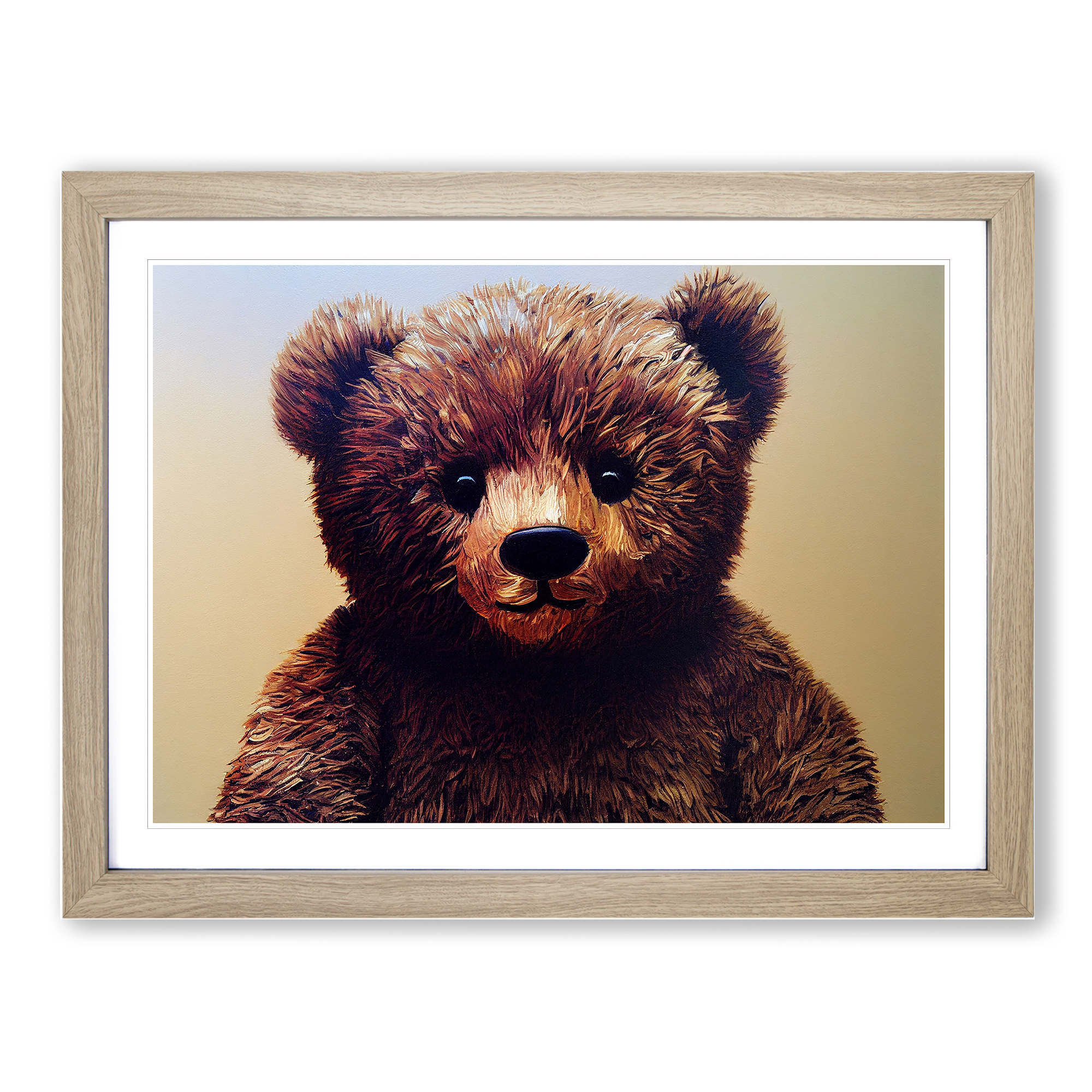 Teddy bear hot sale framed art