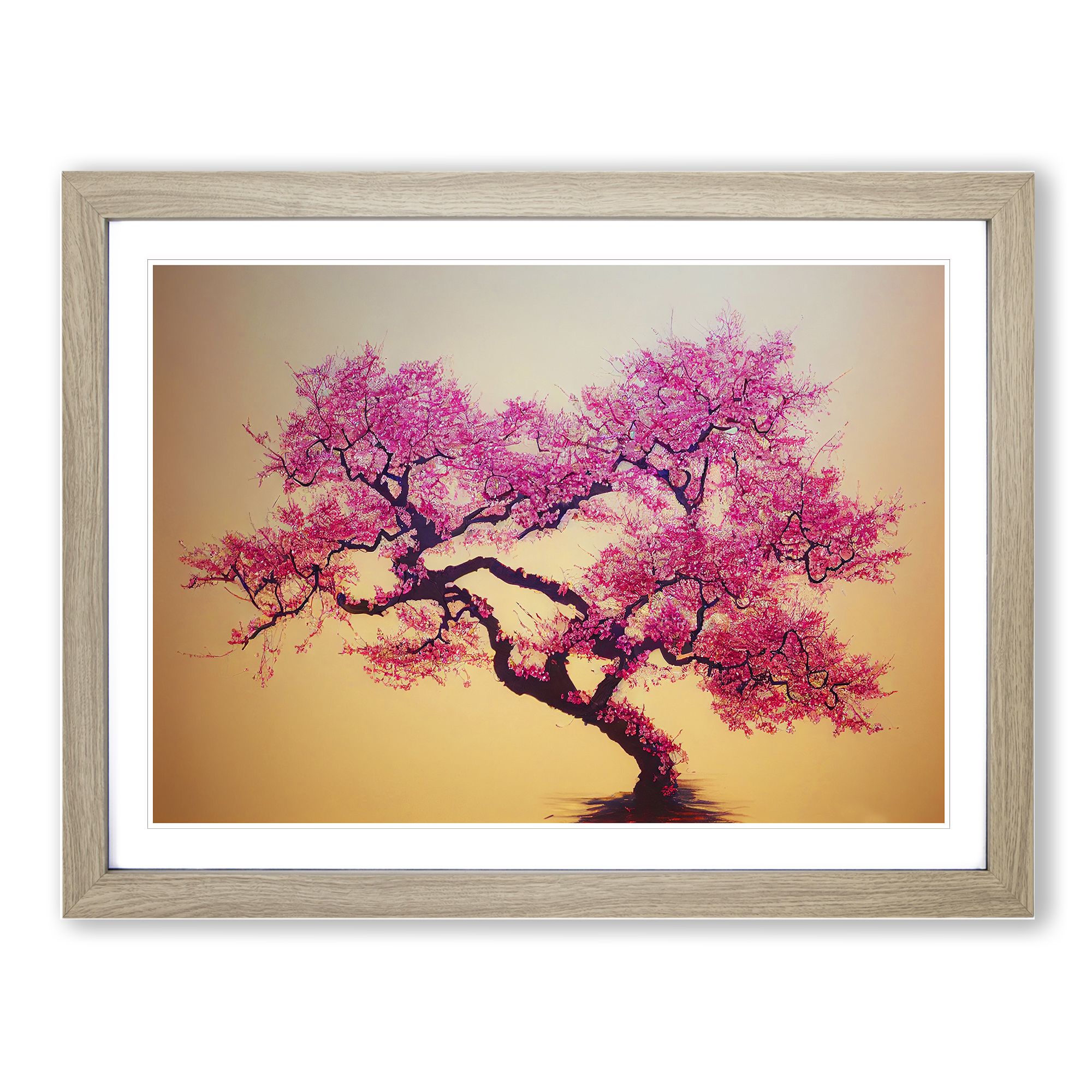 Spectacular Cherry Blossom Tree Wall Art Print Framed Canvas Picture ...