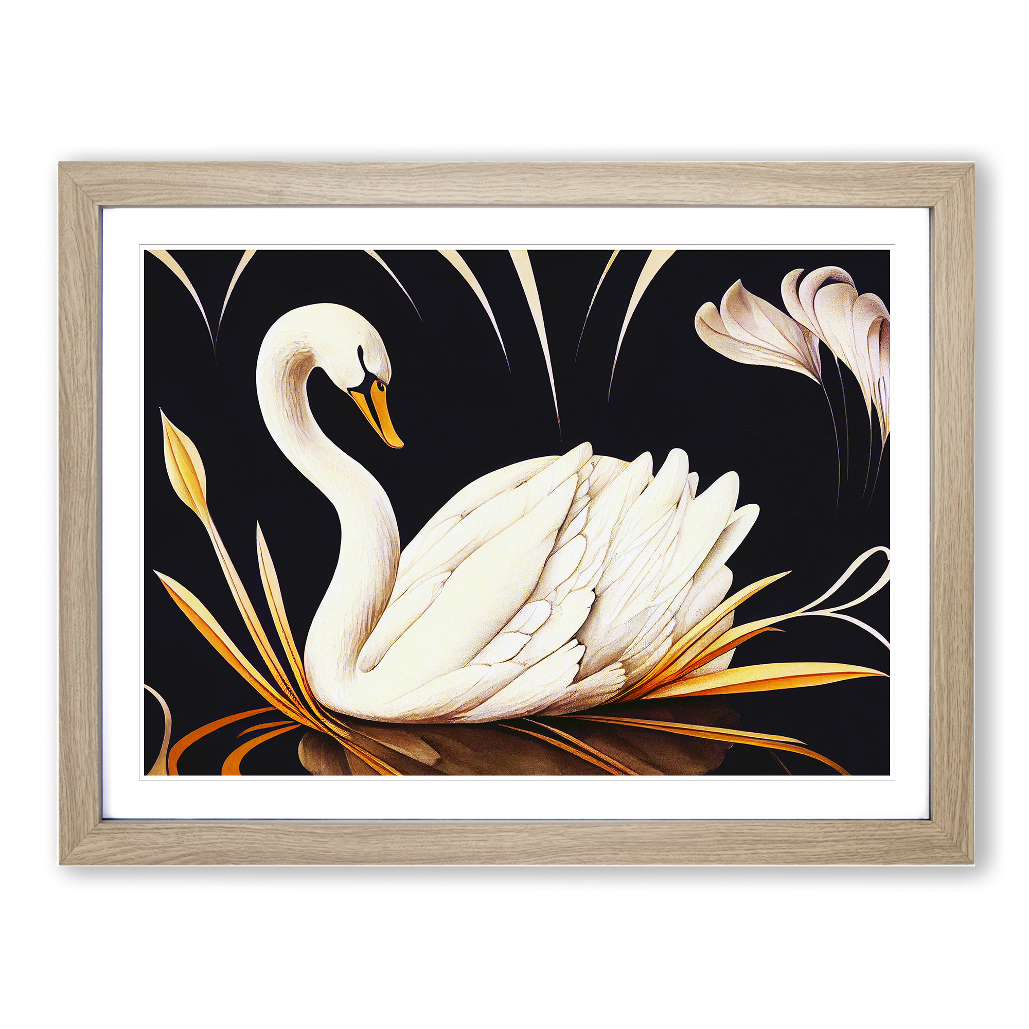 Wall Art Print, The Swan