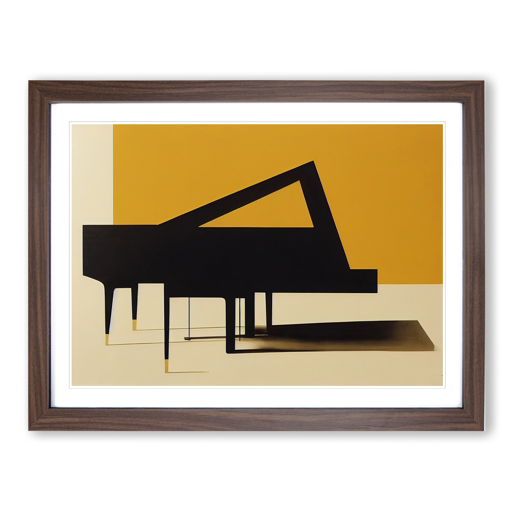 Modern Piano Abstract Wall Art Print Framed Canvas Picture Poster Decor - Picture 7 of 8