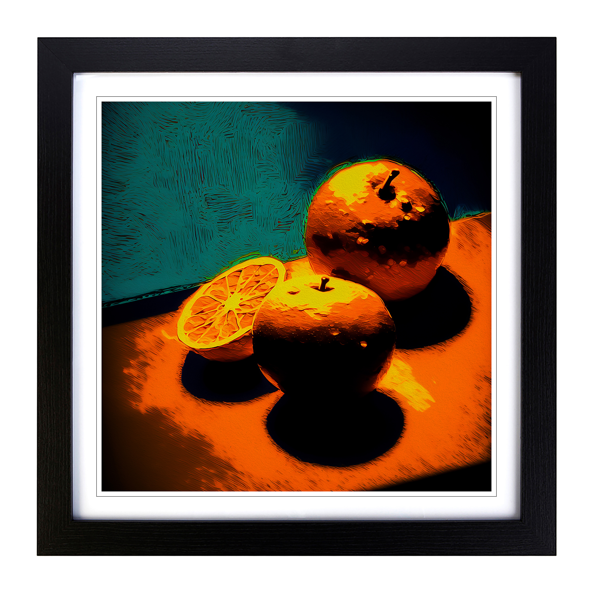 Orange Fruit Post-Impressionism Framed Canvas Wall Art Print Poster Picture - Picture 4 of 6