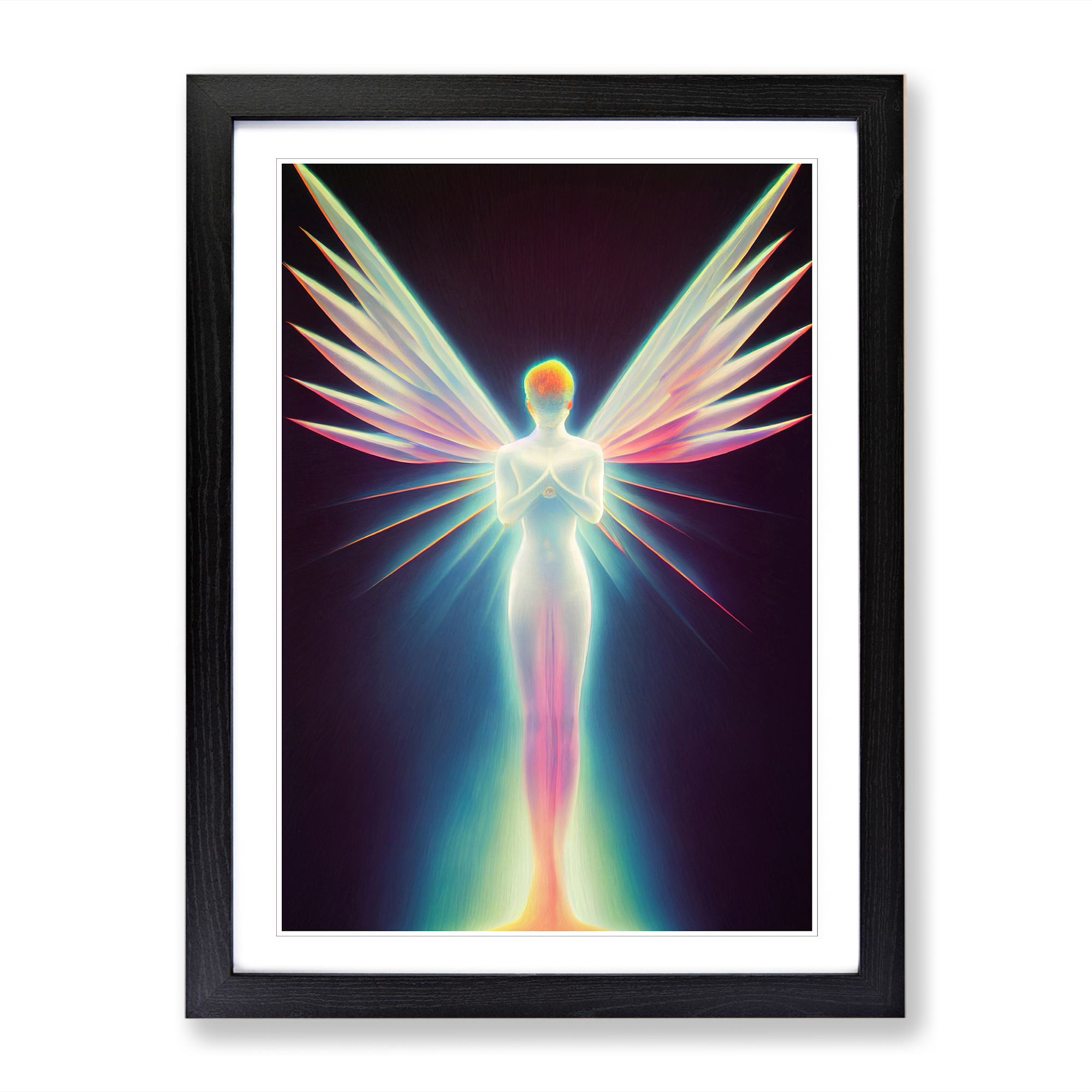 Angel Hypreprism Framed Canvas Wall Art Print Poster Picture, Home Decor - Picture 5 of 8