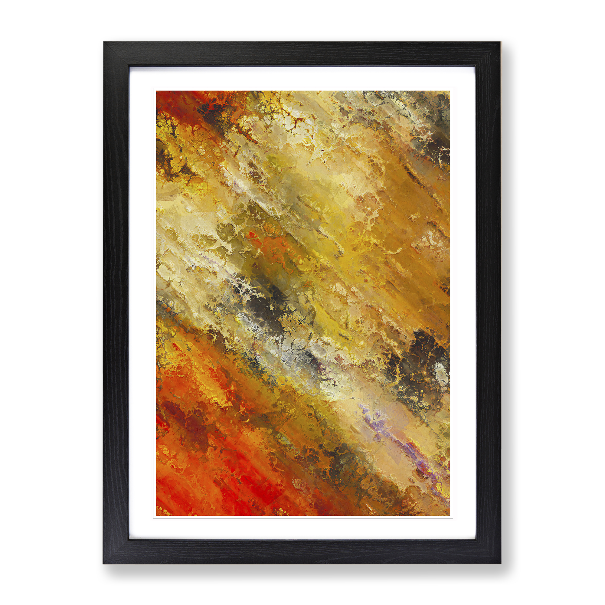 Memories Of The Same Abstract Framed Canvas Wall Art Print Poster Picture - Picture 5 of 8