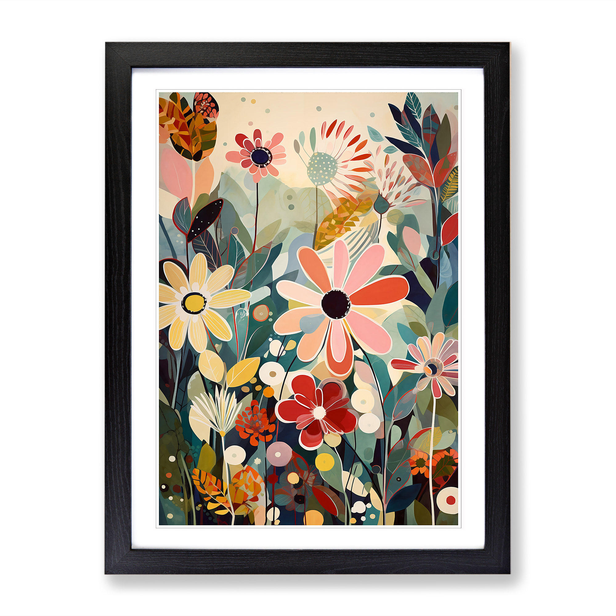 Unique Flowers Vol.1 Framed Canvas Wall Art Print Poster Picture, Home Decor - Picture 5 of 8