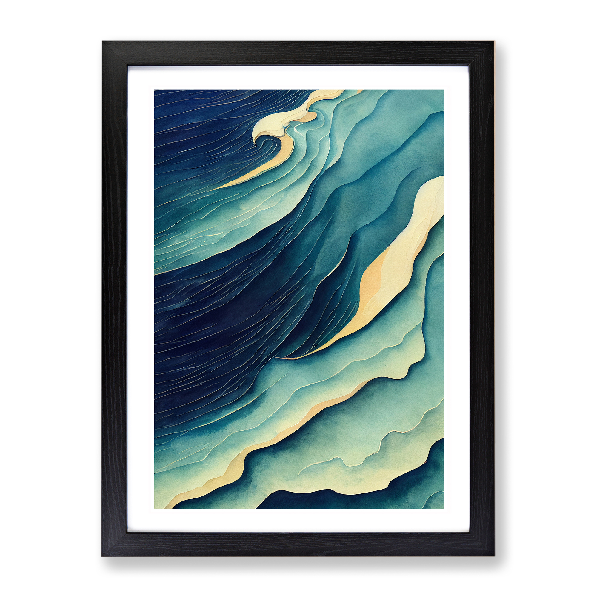 Ocean Vol.9 Framed Canvas Wall Art Print Poster Picture, Home Decor - Picture 5 of 8