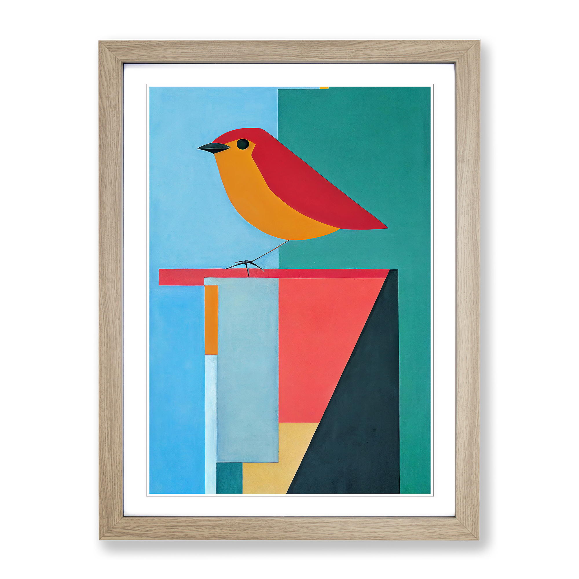 Robin Bird Abstract Vol.8 Framed Canvas Wall Art Print Poster Picture - Picture 6 of 8