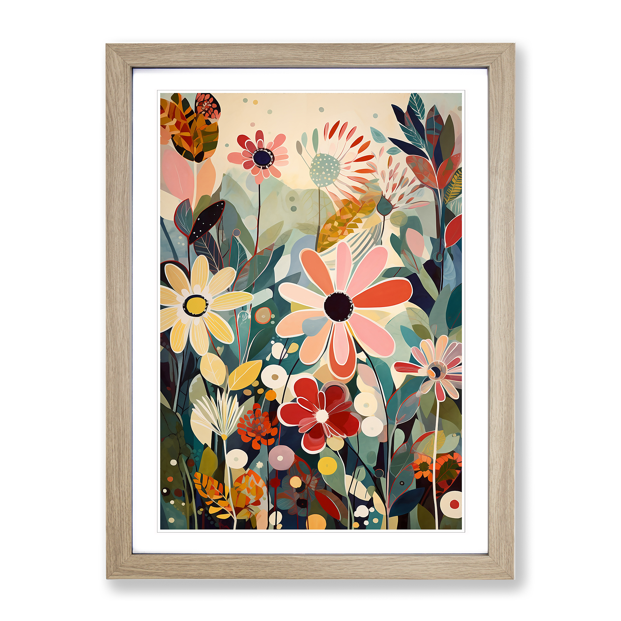 Unique Flowers Vol.1 Framed Canvas Wall Art Print Poster Picture, Home Decor - Picture 6 of 8