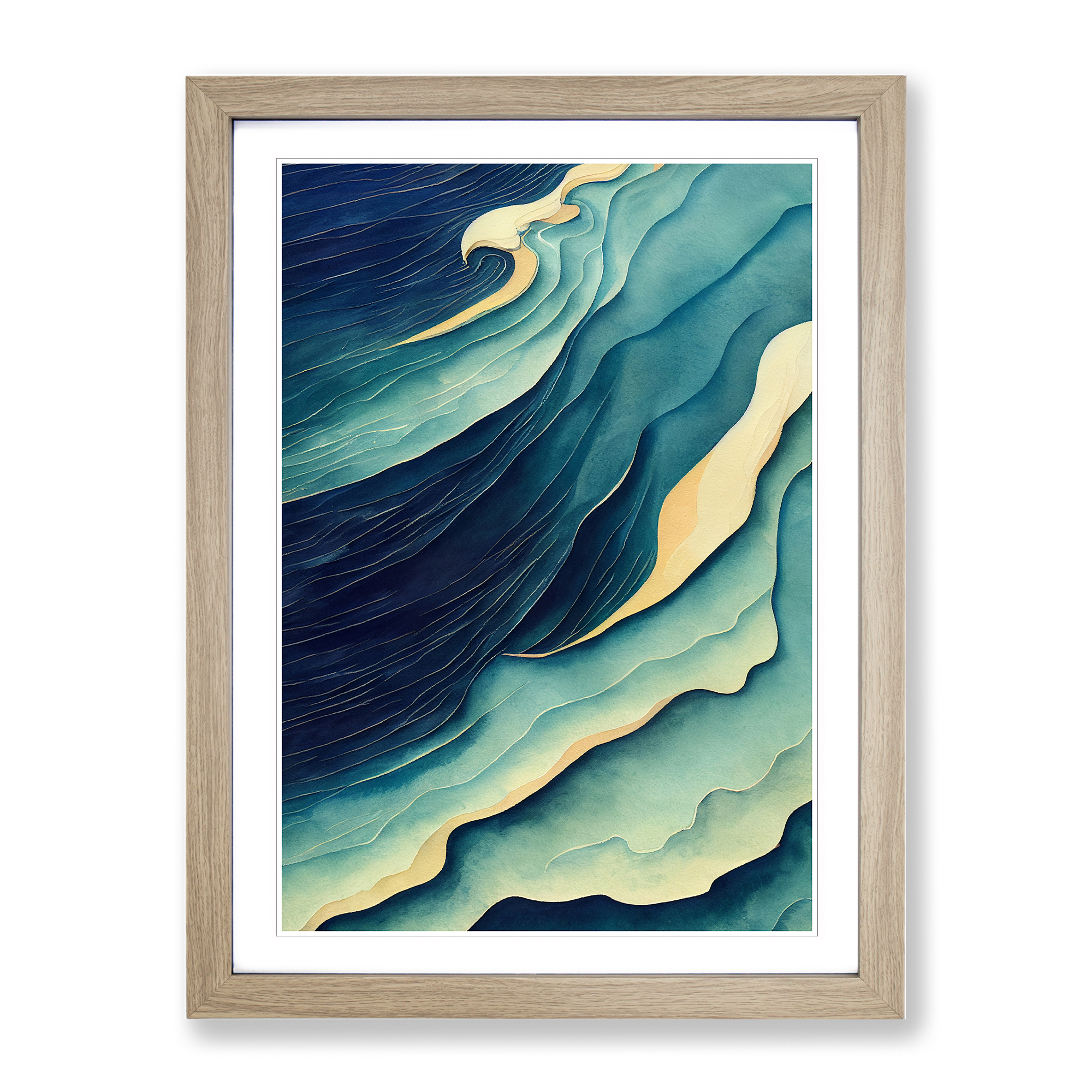 Ocean Vol.9 Framed Canvas Wall Art Print Poster Picture, Home Decor - Picture 6 of 8