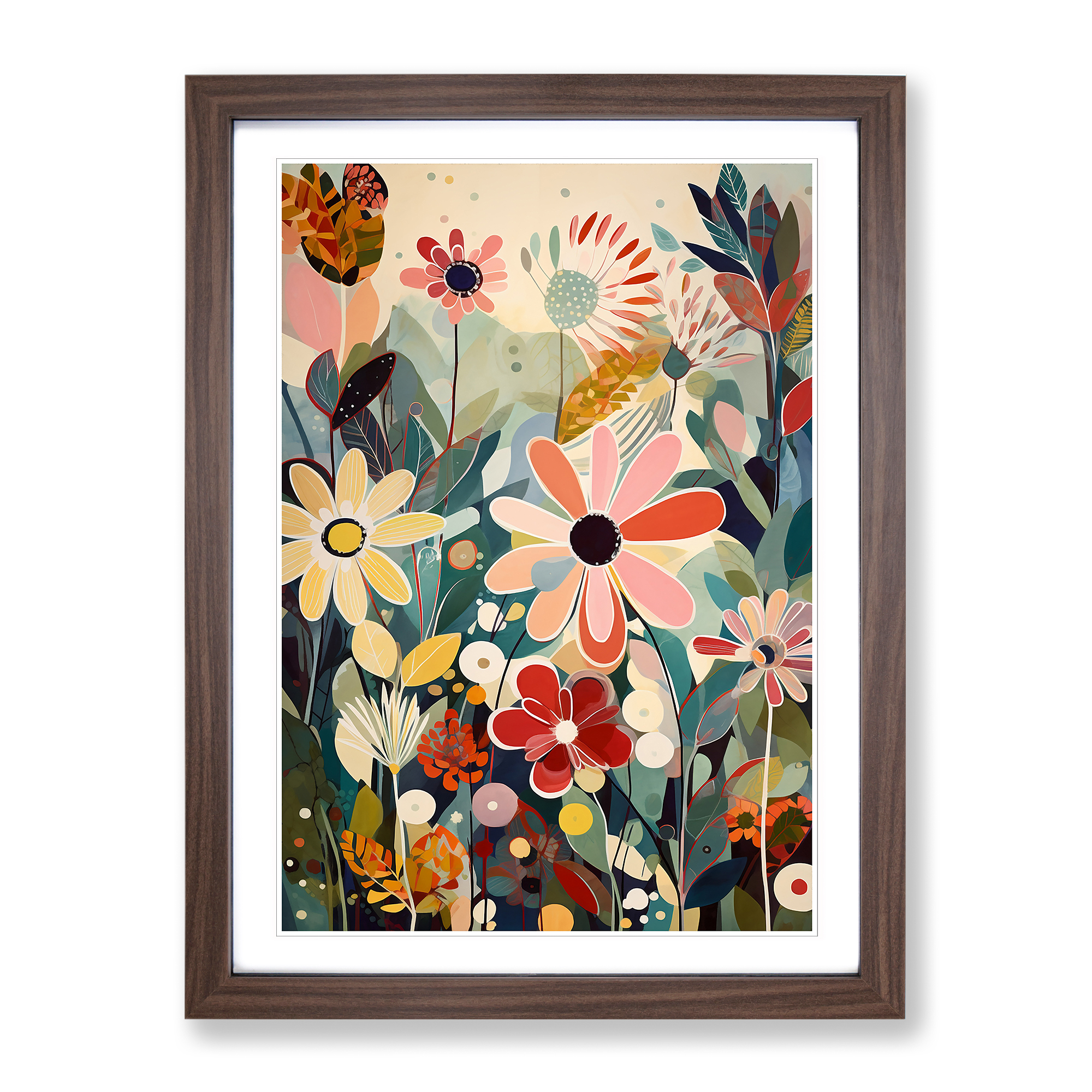 Unique Flowers Vol.1 Framed Canvas Wall Art Print Poster Picture, Home Decor - Picture 7 of 8