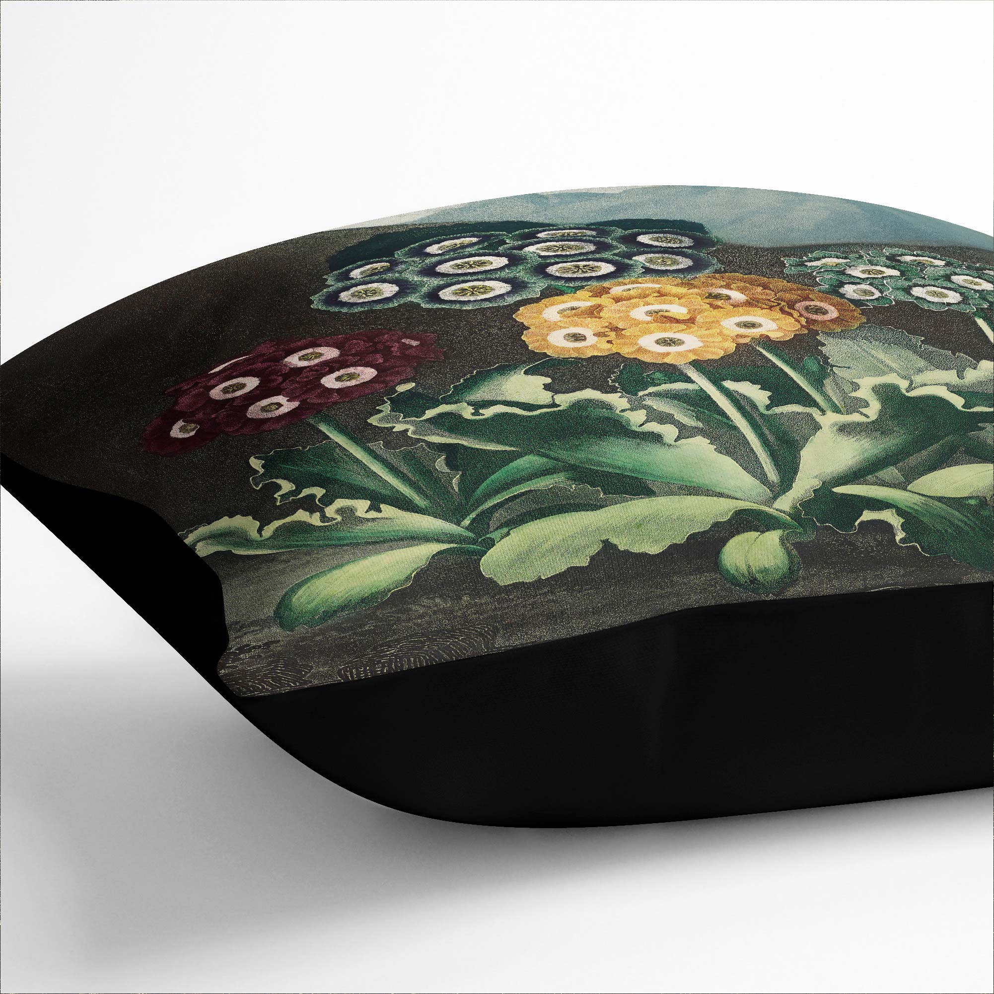 Plump Cushion Bears Ear Flowers R.J. Thornton Scatter Throw Pillow Cover Filled - Picture 8 of 10