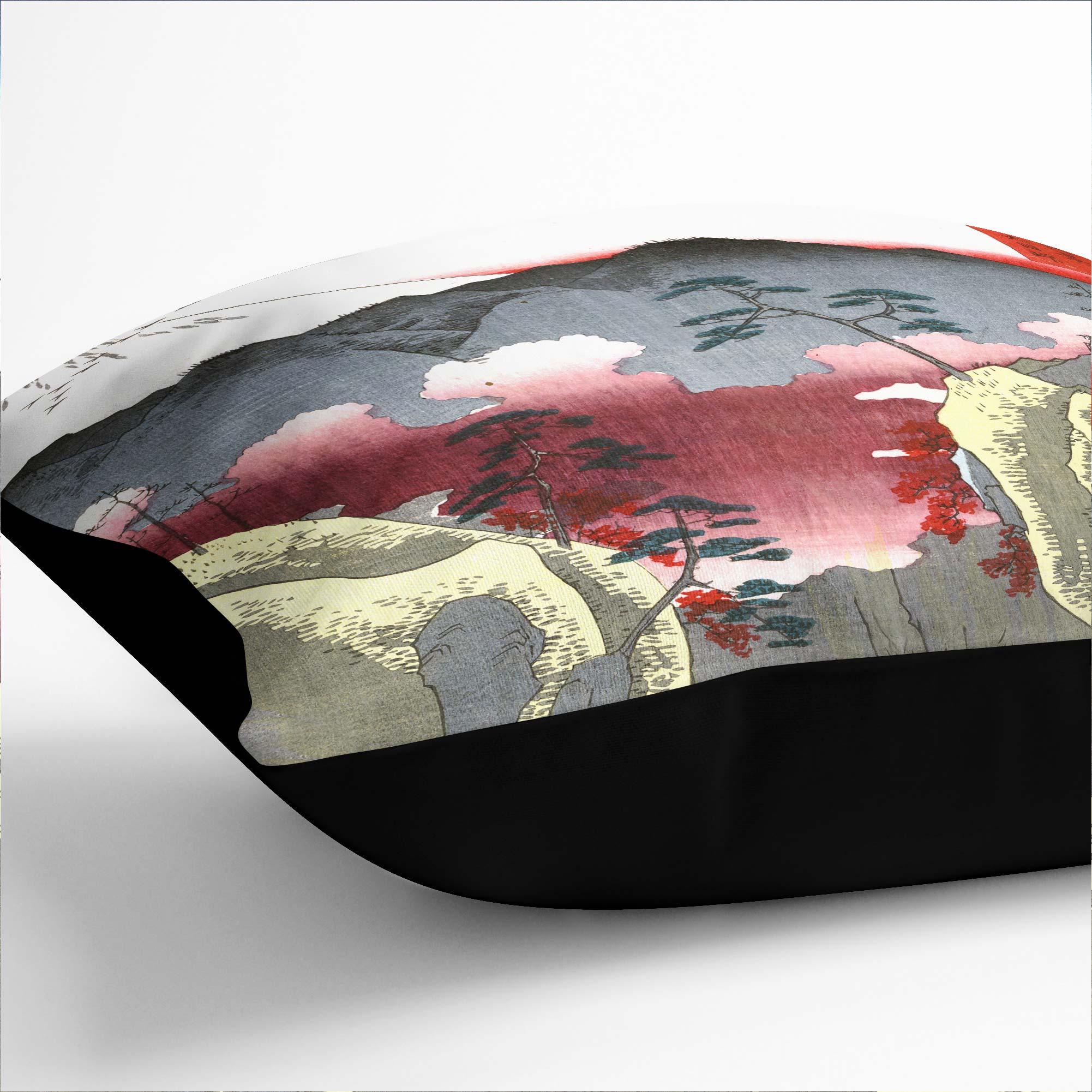 Plump Cushion Dog Eye Pass Utagawa Hiroshige Scatter Throw Pillow Cover Filled - Photo 8/10