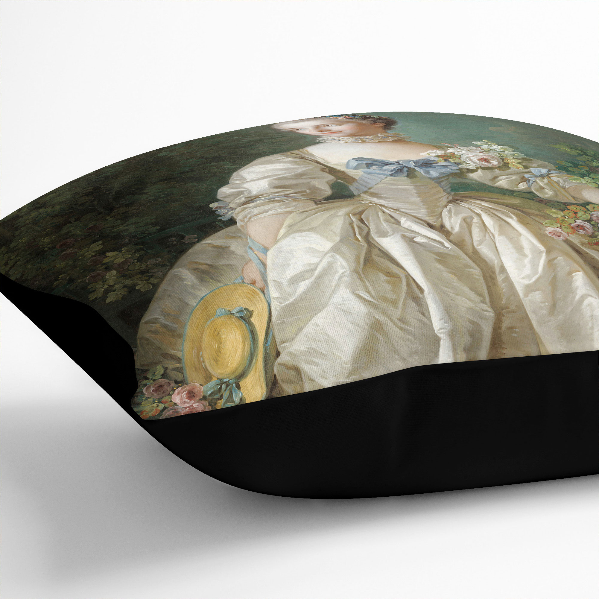 Plump Kissen Madame Bergeret Francois Boucher Dekokissenbezug gefüllt - Bild 9 von 11