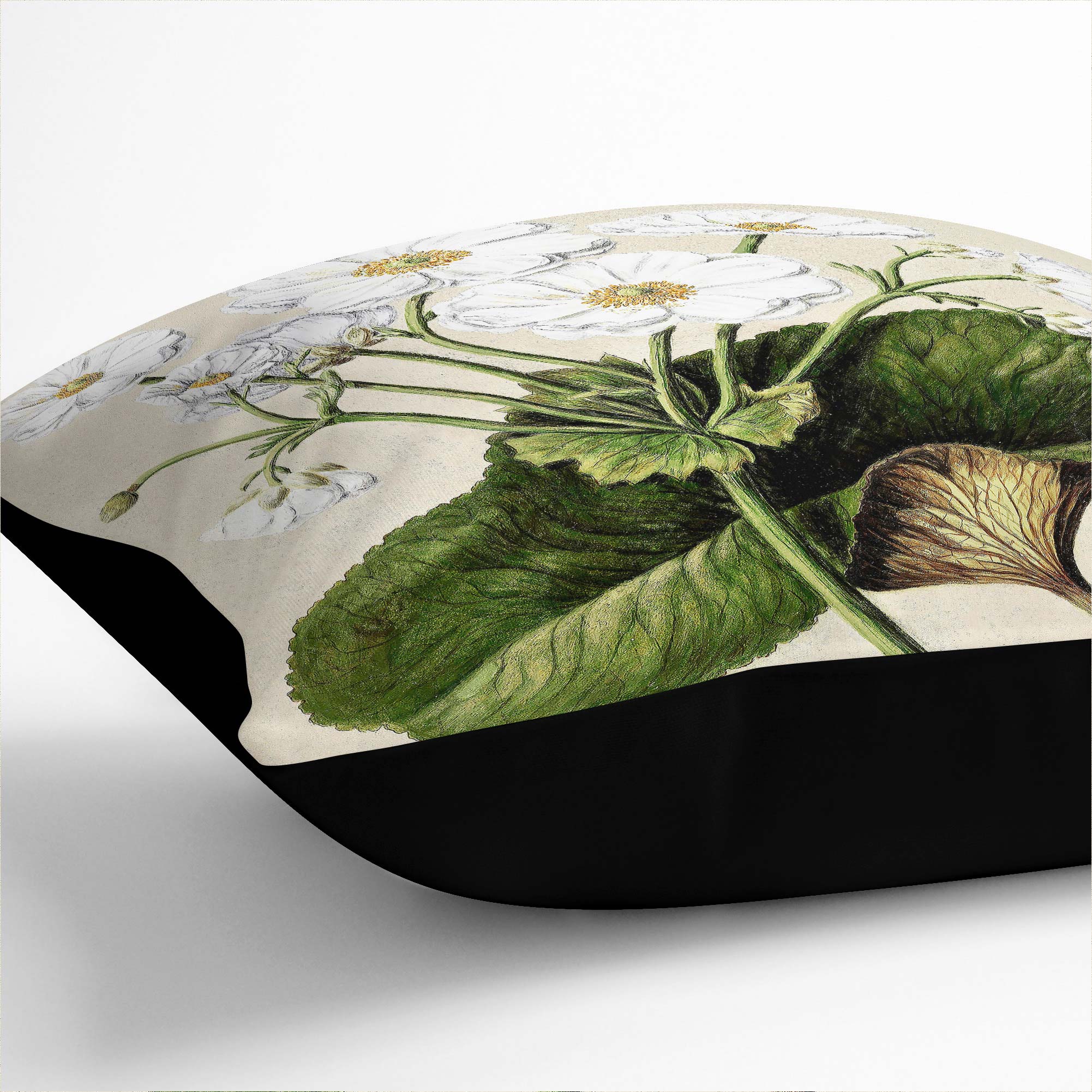 Plump Cushion Mountain Lily Flowers Vintage Sarah Featon Scatter Throw Pillow - Photo 10/12