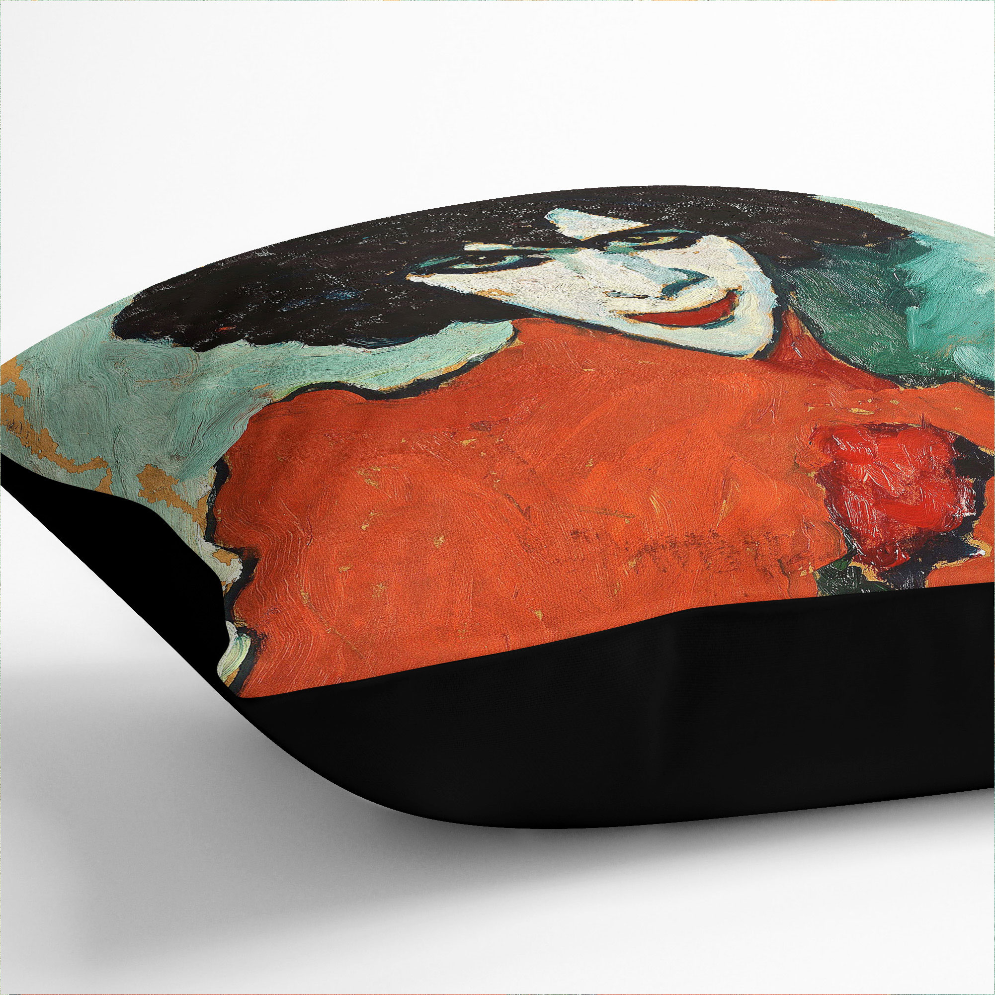 Plump Cushion Portrait Of The Dancer Alexej Von Jawlensky Scatter Throw Pillow - Picture 9 of 11