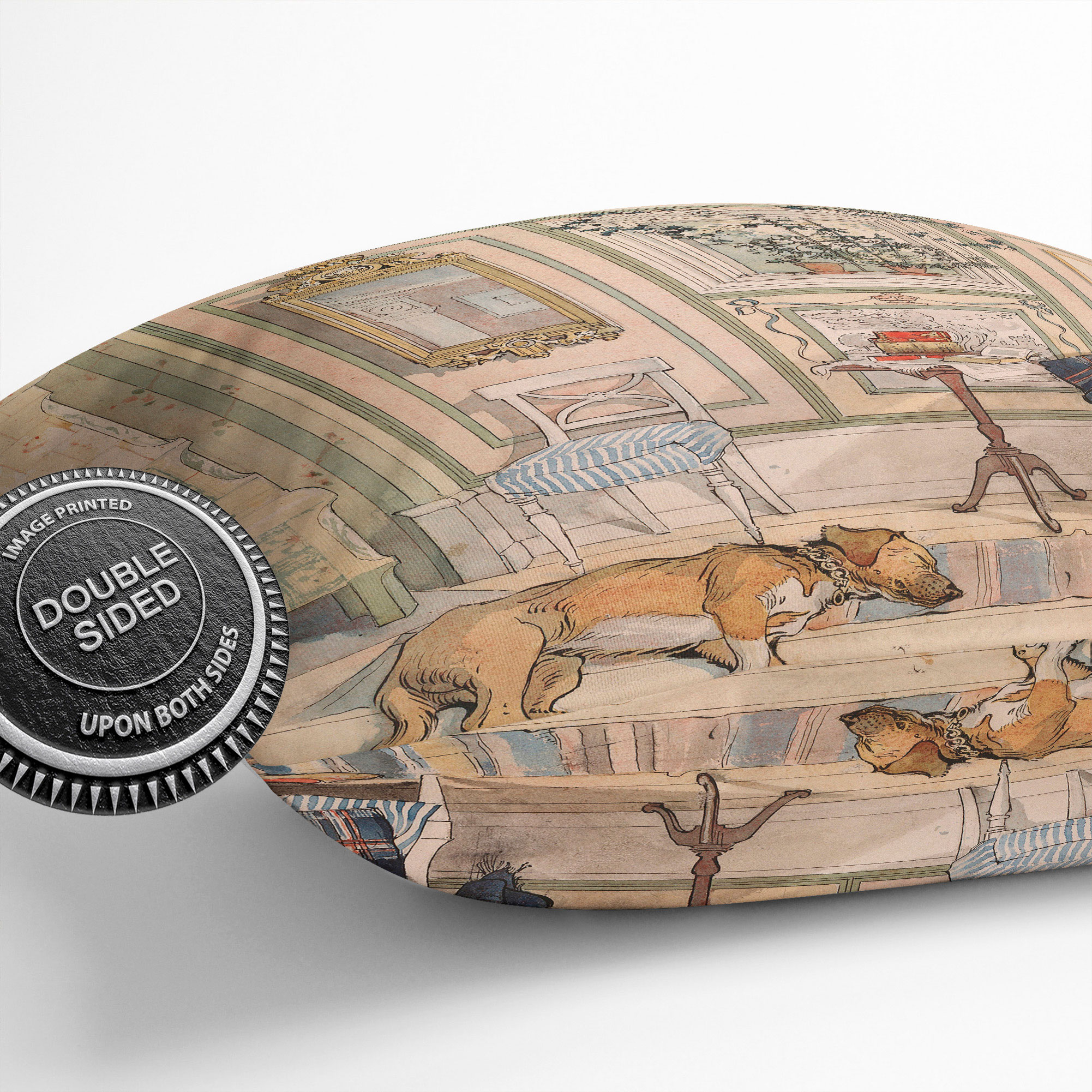 Plump Cushion Cosy Corner Carl Larsson Soft Scatter Throw Pillow Cover Filled - Picture 11 of 11