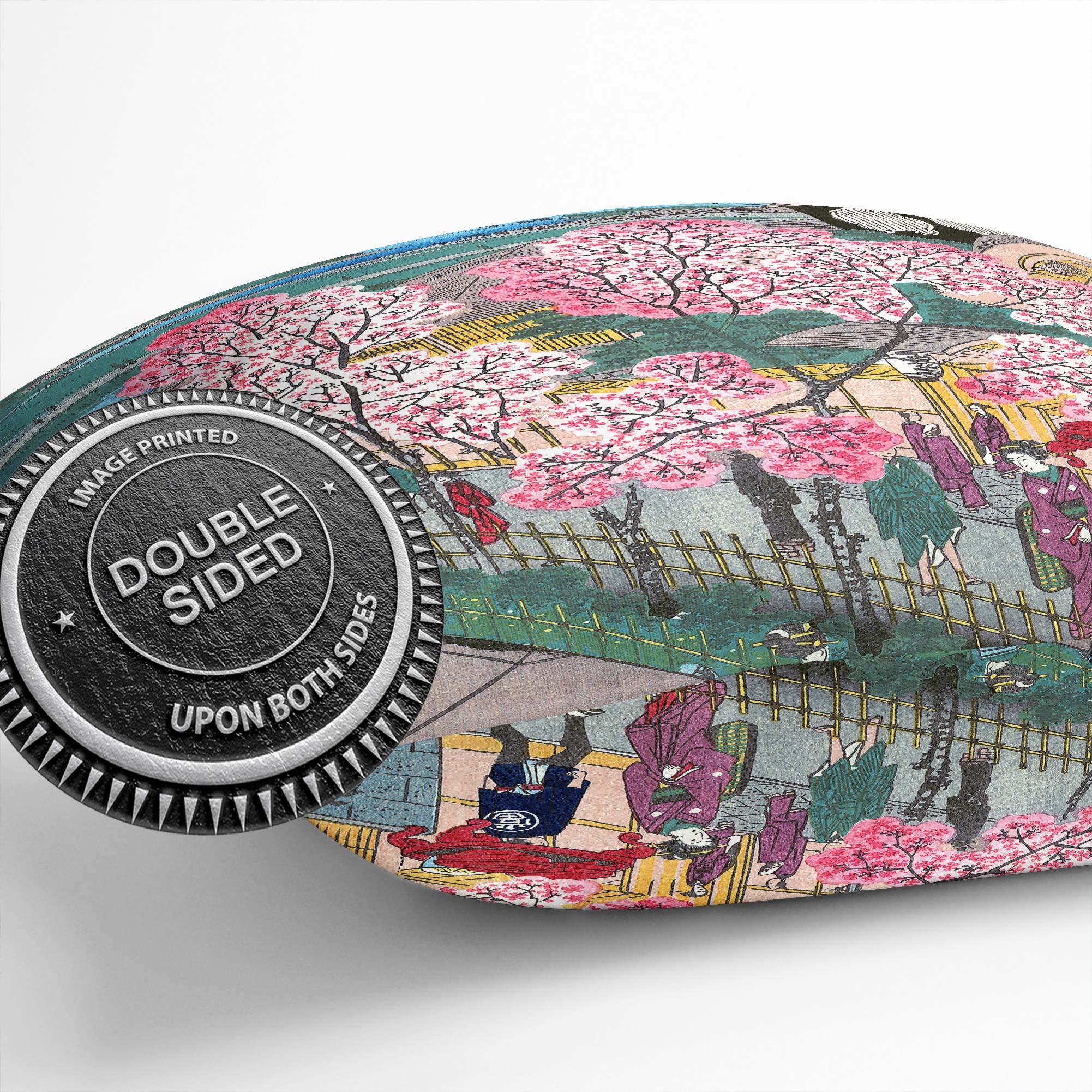 Plump Cushion Teahouse Entrance Utagawa Hiroshige Scatter Throw Pillow Cover - Picture 10 of 10