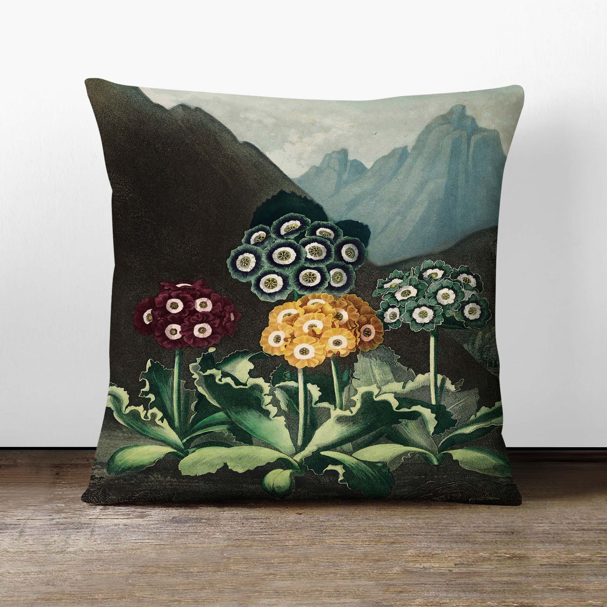 Plump Cushion Bears Ear Flowers R.J. Thornton Scatter Throw Pillow Cover Filled - Picture 3 of 10