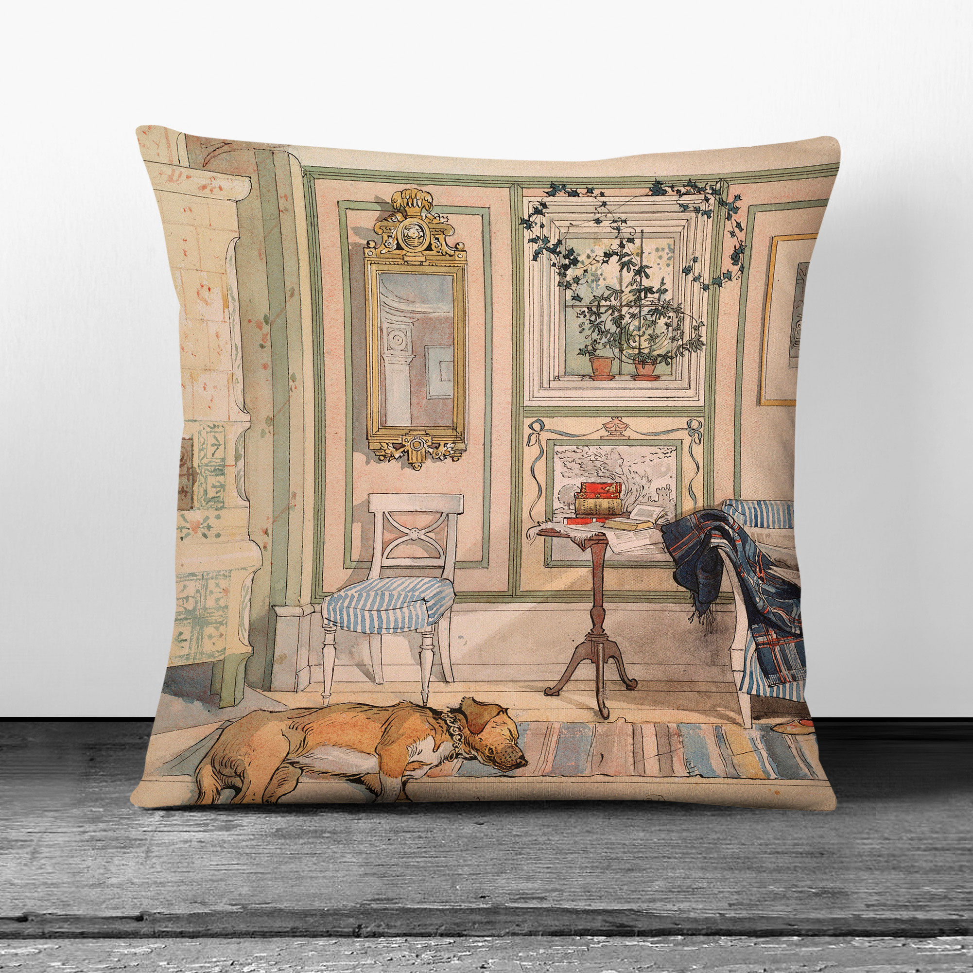 Plump Cushion Cosy Corner Carl Larsson Soft Scatter Throw Pillow Cover Filled - Picture 4 of 11