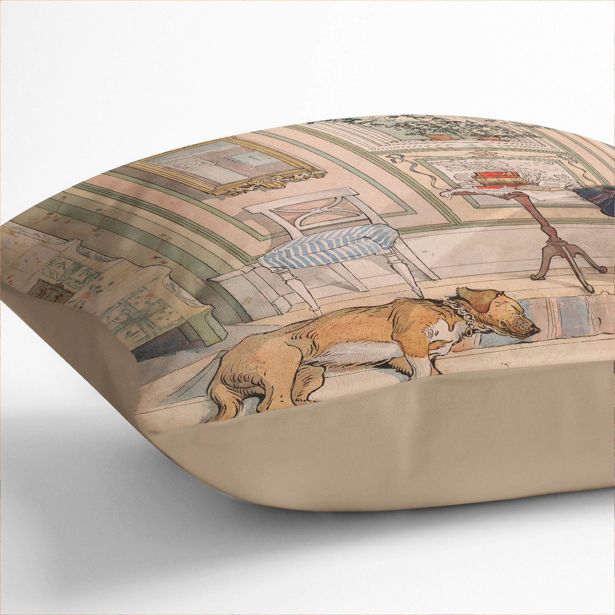 Plump Cushion Cosy Corner Carl Larsson Soft Scatter Throw Pillow Cover Filled - Picture 7 of 11