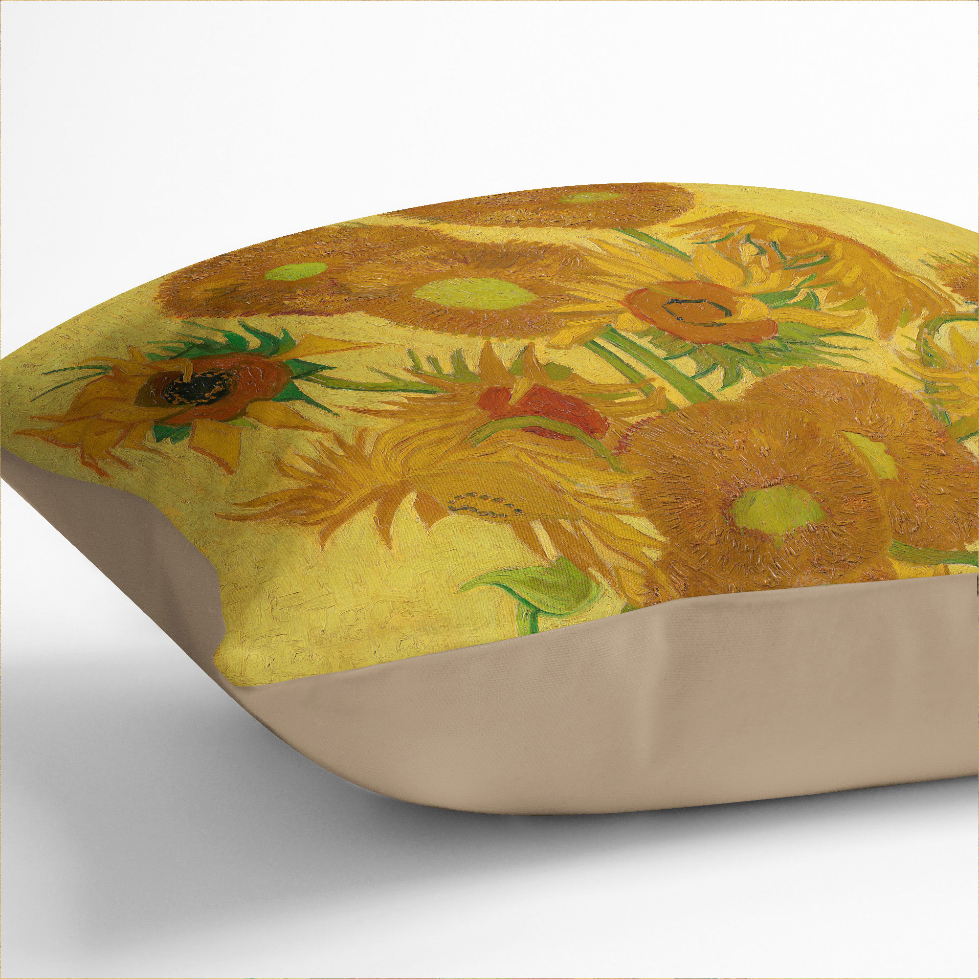 Plump Kissen 15 Sonnenblumen Vincent Van Gogh Dekokissenbezug - Bild 7 von 11