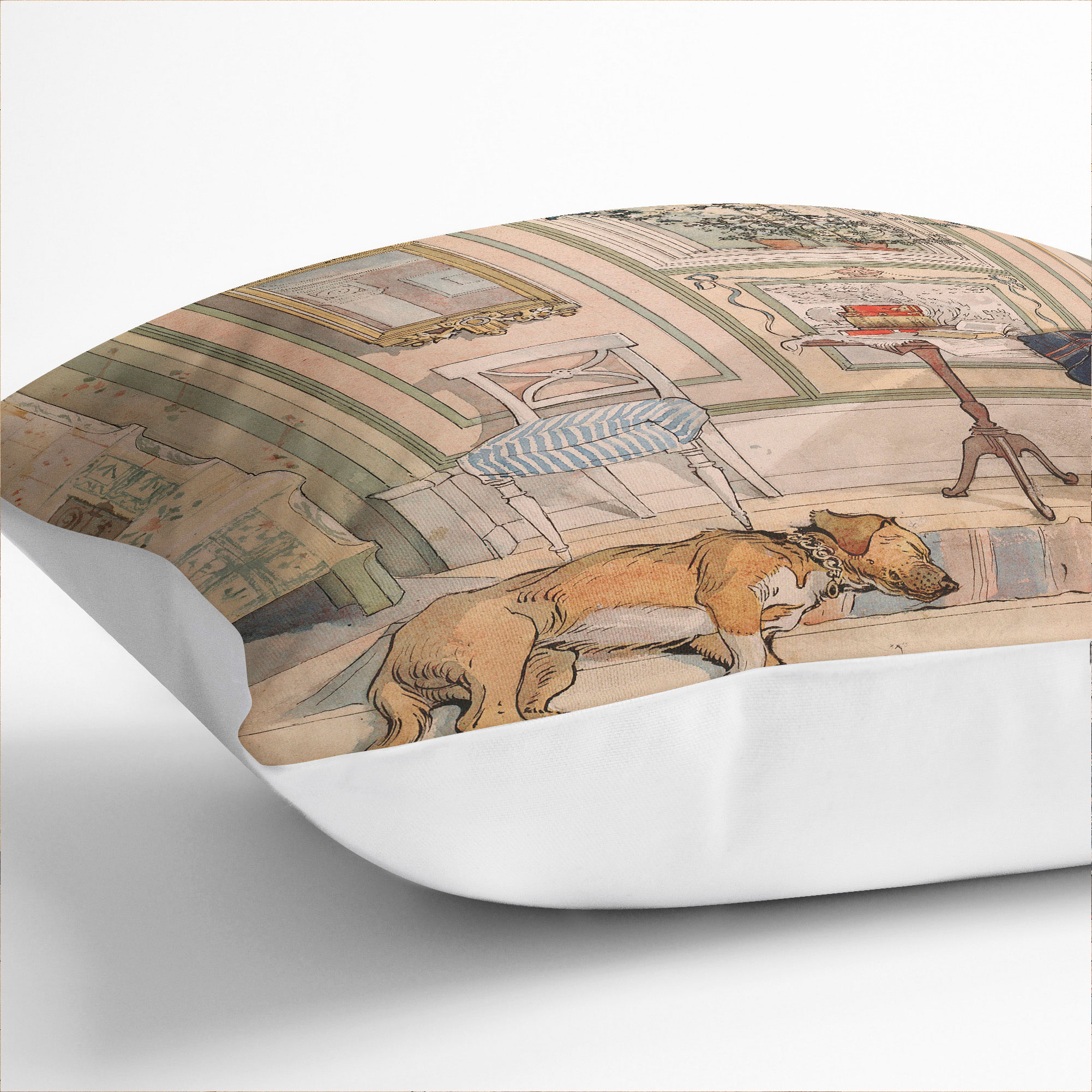 Plump Cushion Cosy Corner Carl Larsson Soft Scatter Throw Pillow Cover Filled - Picture 5 of 11