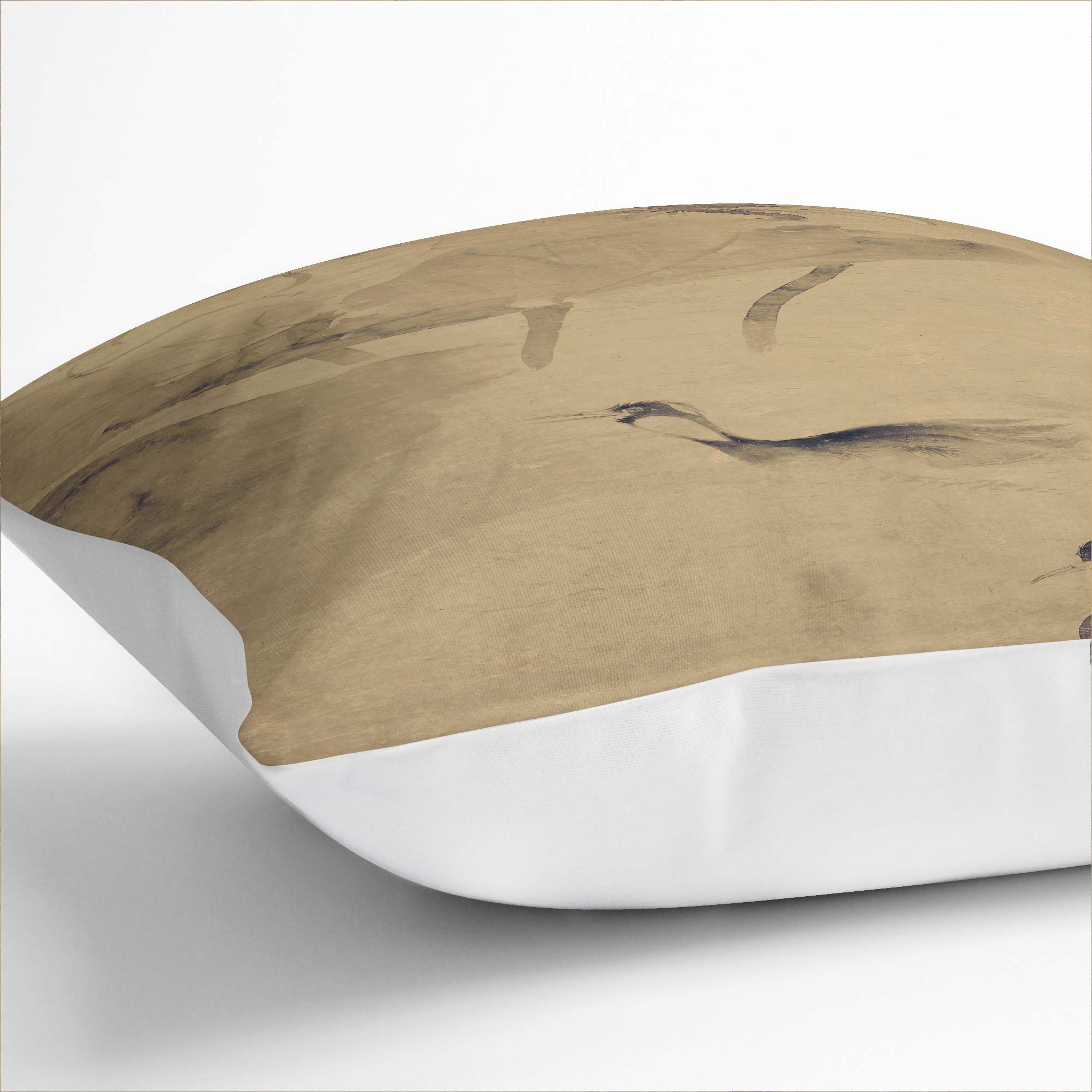 Plump Cushion Ducks in the Lotus Pond Bird Tawaraya Sotatsu Scatter Throw Pillow - Picture 6 of 12