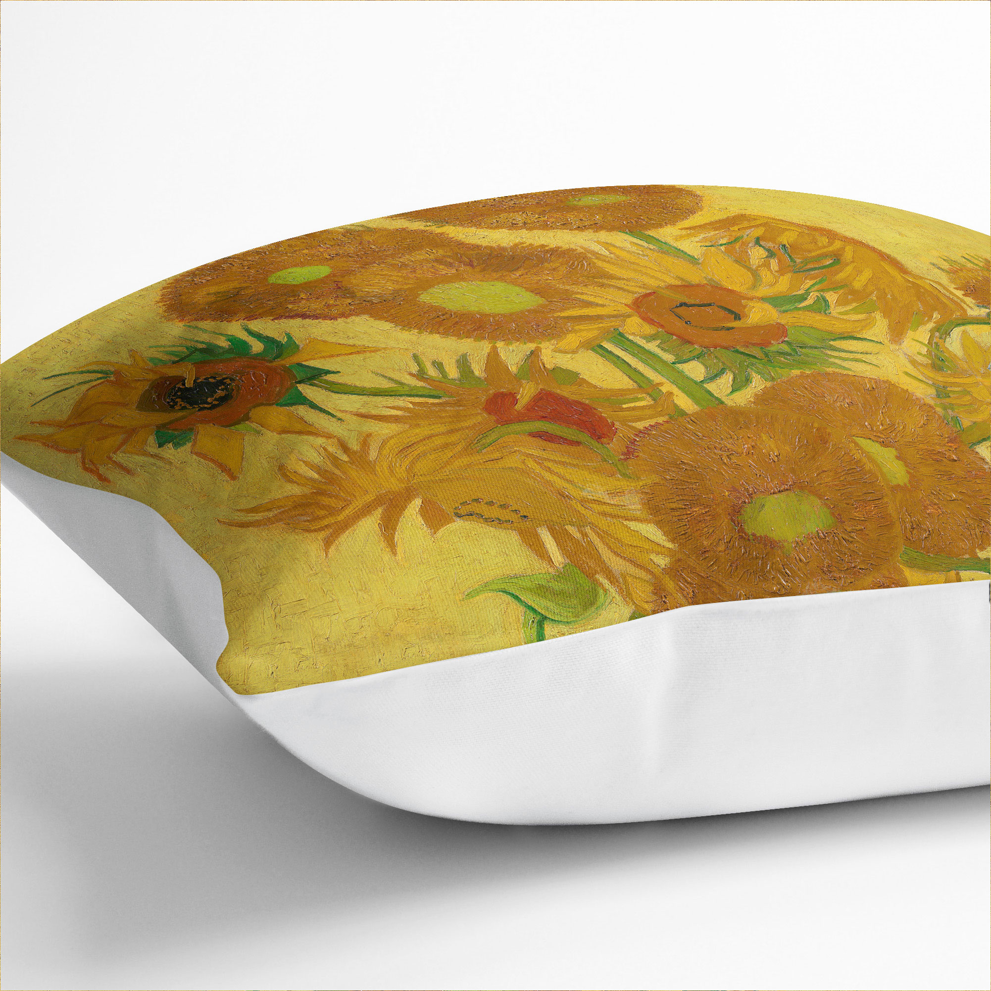Plump Kissen 15 Sonnenblumen Vincent Van Gogh Dekokissenbezug - Bild 5 von 11