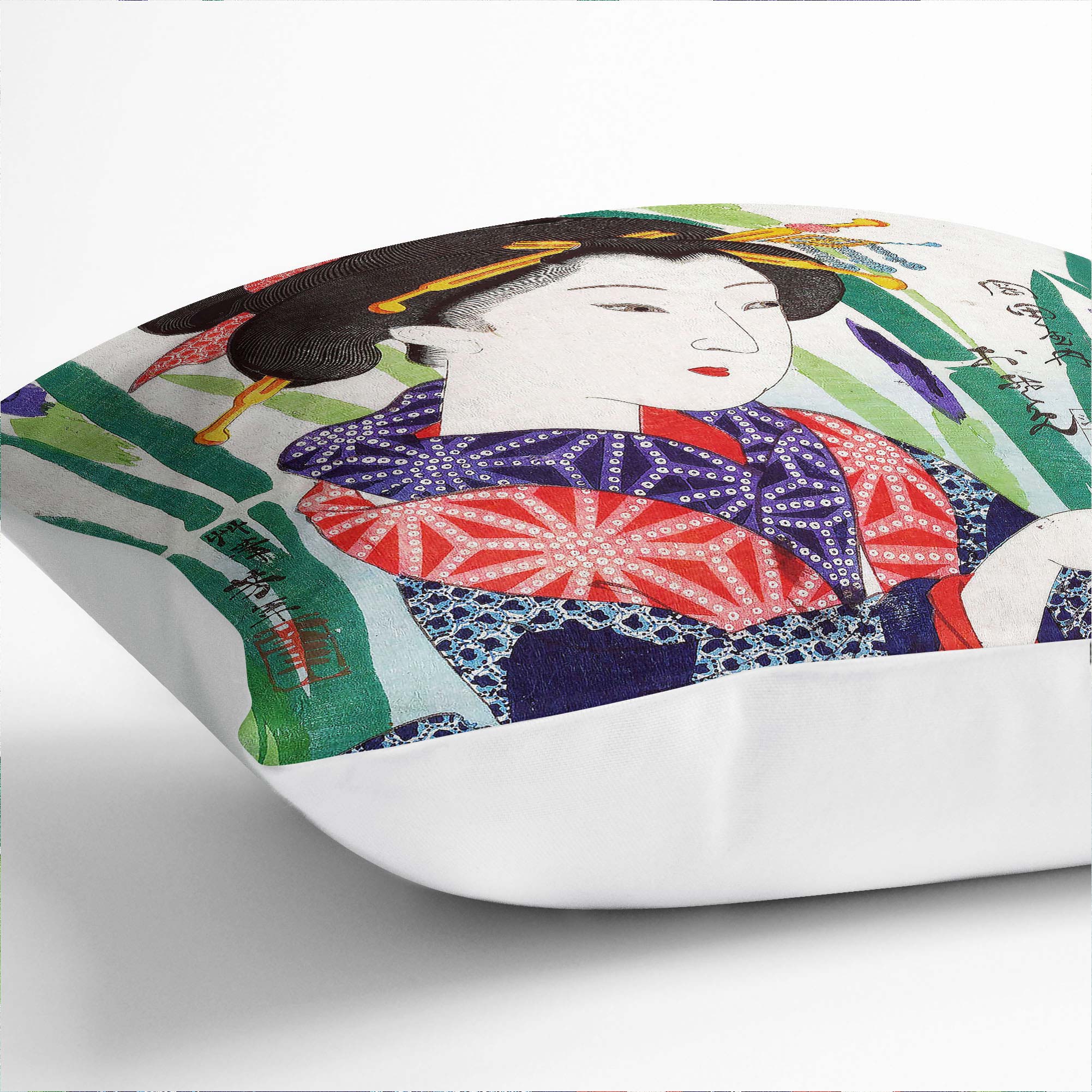 Plump Cushion Osome Tsukioka Yoshitoshi Soft Scatter Throw Pillow Cover Filled - Picture 4 of 10
