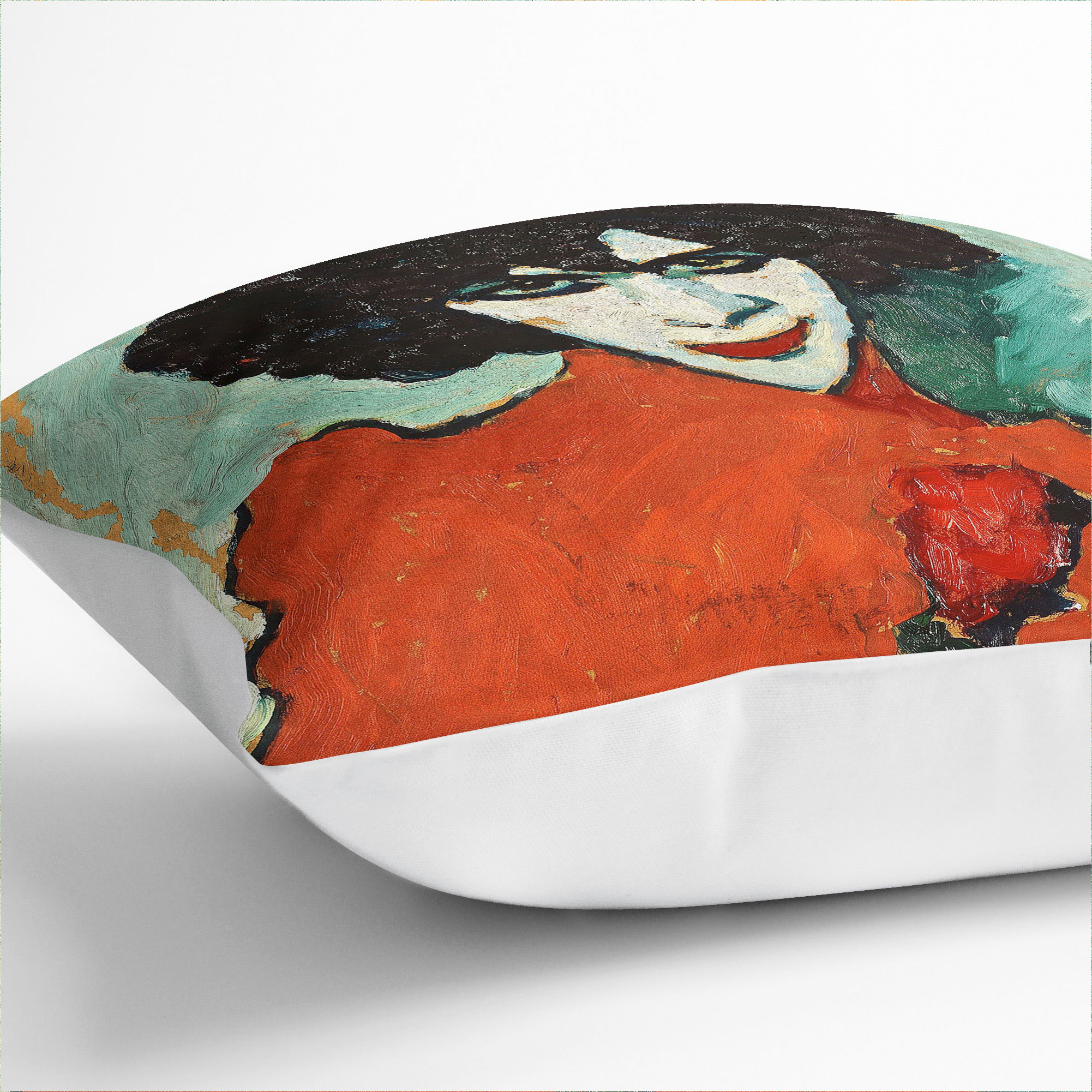 Plump Cushion Portrait Of The Dancer Alexej Von Jawlensky Scatter Throw Pillow - Picture 5 of 11