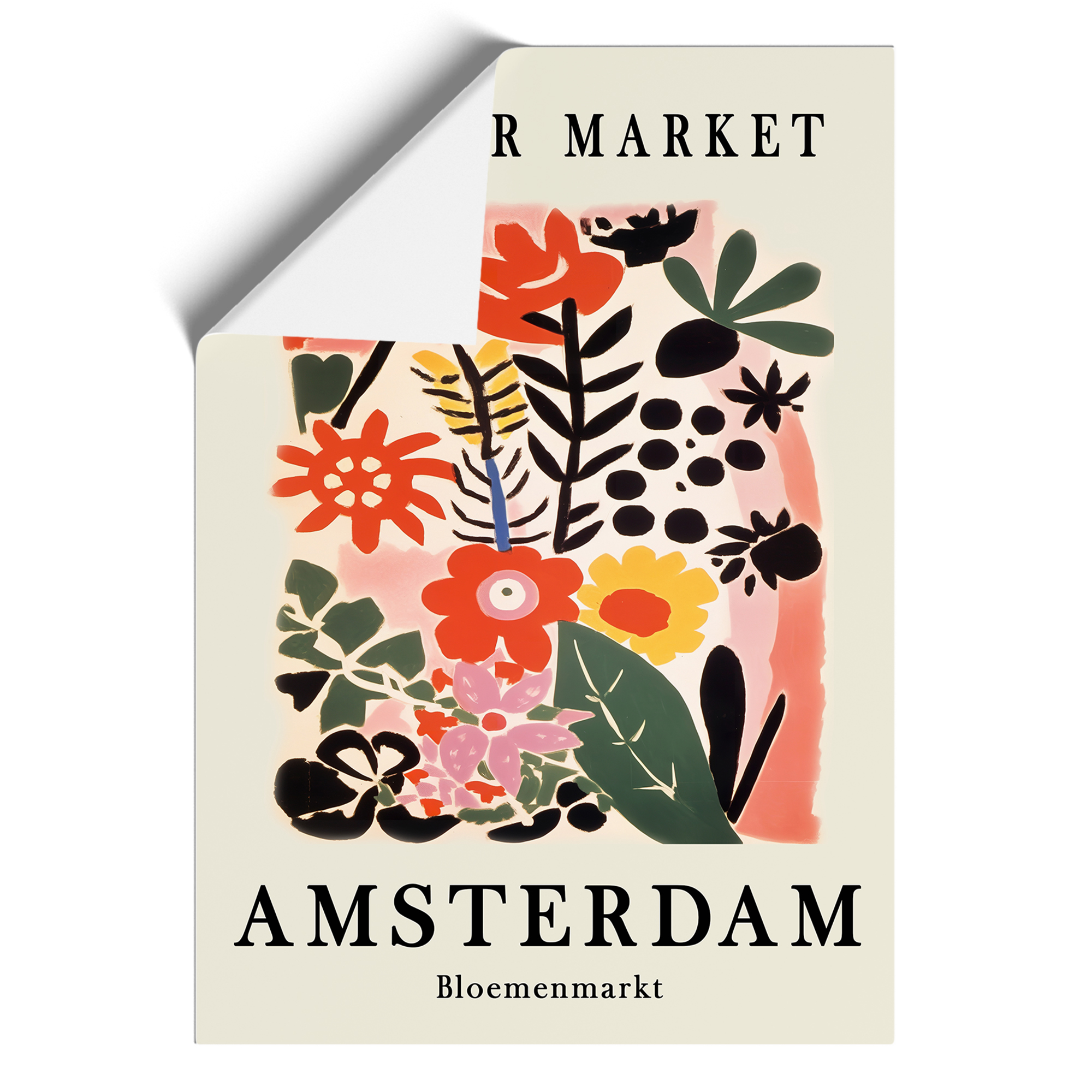 Amsterdam Flower Market No.4 Exhibition Framed Canvas Wall Art Print Picture - Picture 8 of 8