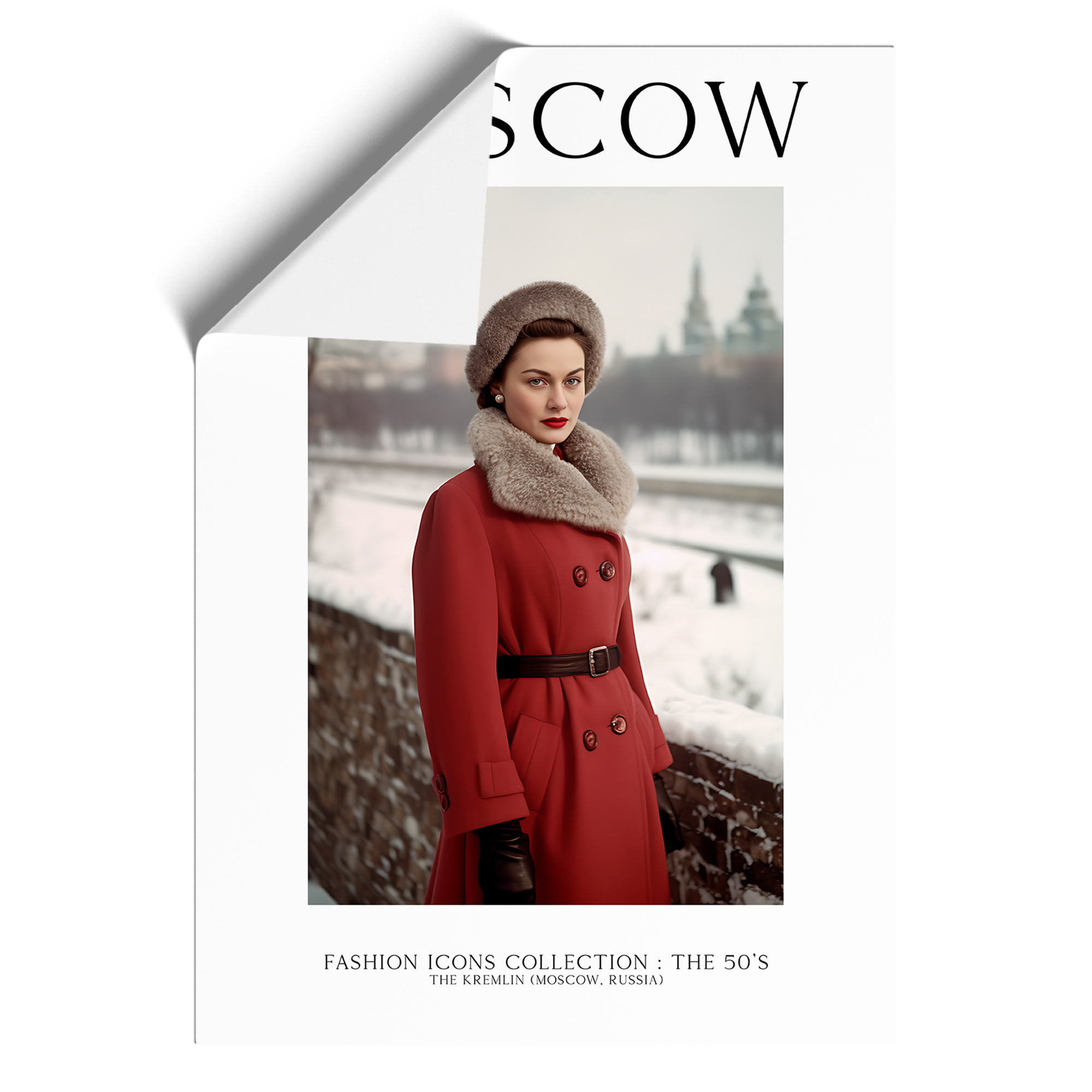 Fashion Icons Woman Colour Moscow Russia Exhibition Framed Canvas Wall Art Print - Picture 8 of 8