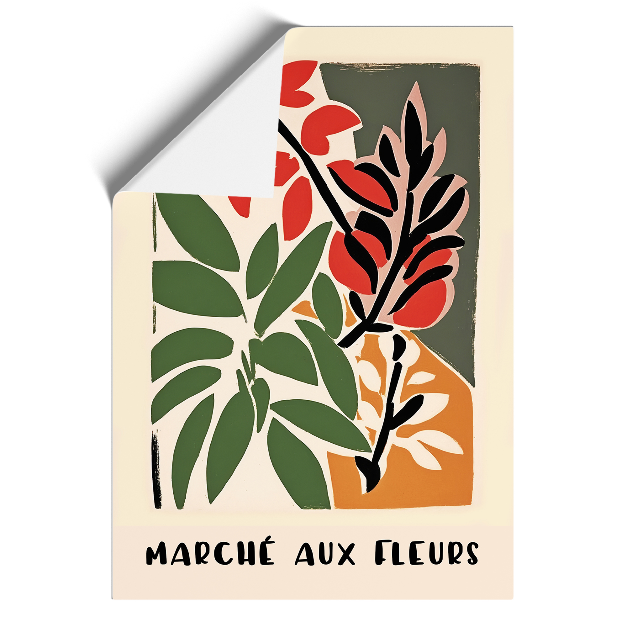 French Flower Market No.5 Exhibition Framed Canvas Wall Art Print Poster Picture - Picture 8 of 8