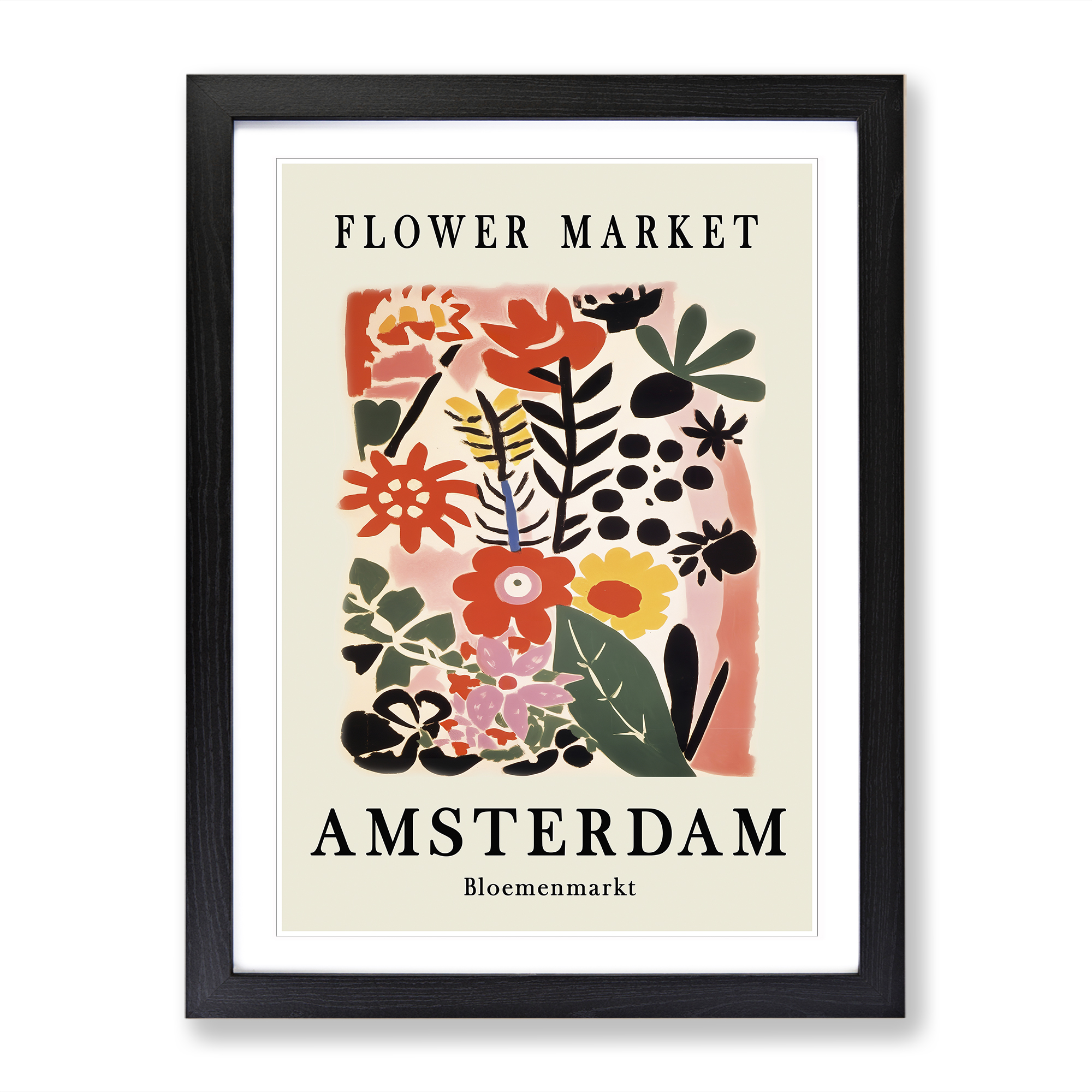 Amsterdam Flower Market No.4 Exhibition Framed Canvas Wall Art Print Picture - Picture 5 of 8