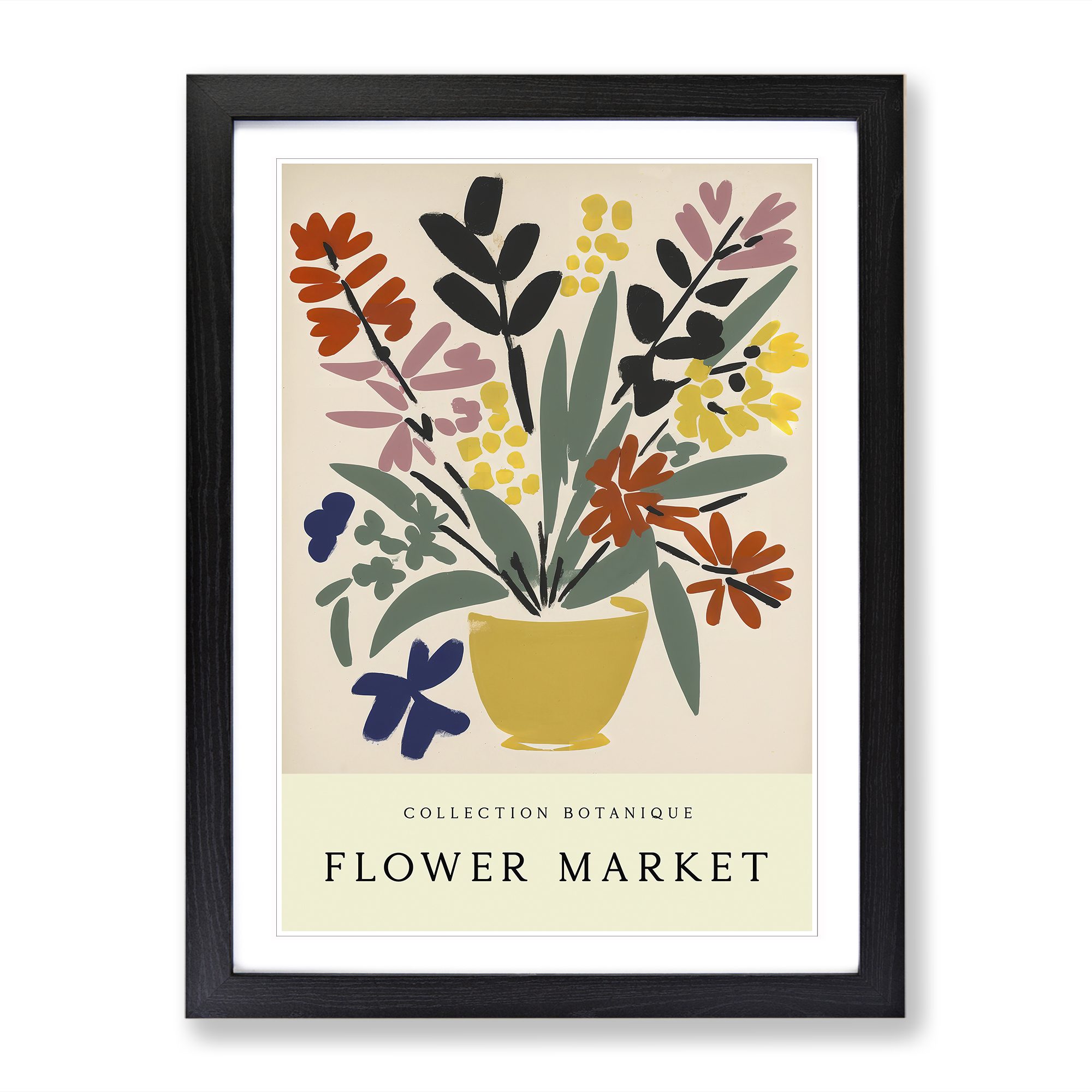 Collection Flower Market No.3 Exhibition Framed Canvas Wall Art Print Picture - Picture 5 of 8