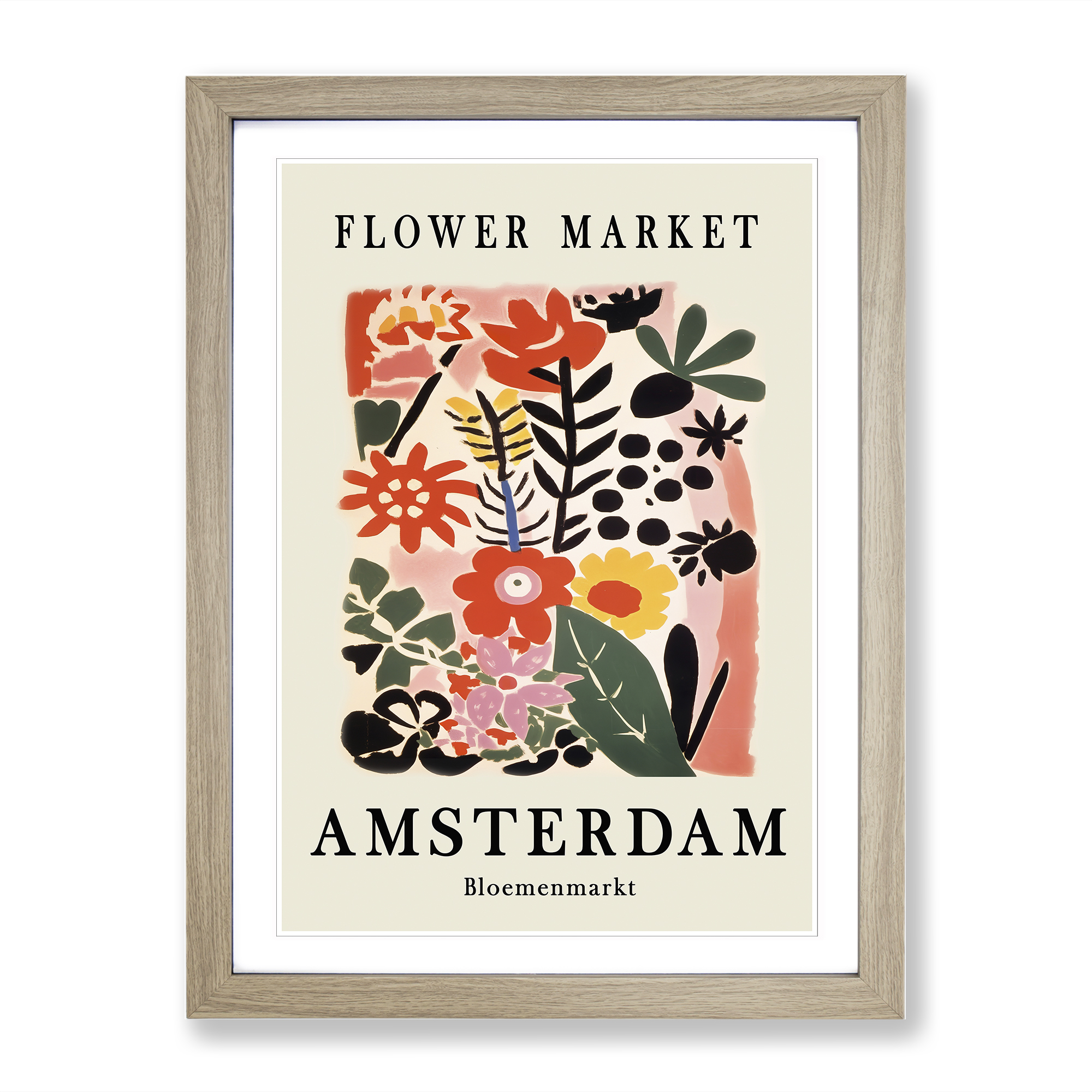 Amsterdam Flower Market No.4 Exhibition Framed Canvas Wall Art Print Picture - Picture 6 of 8